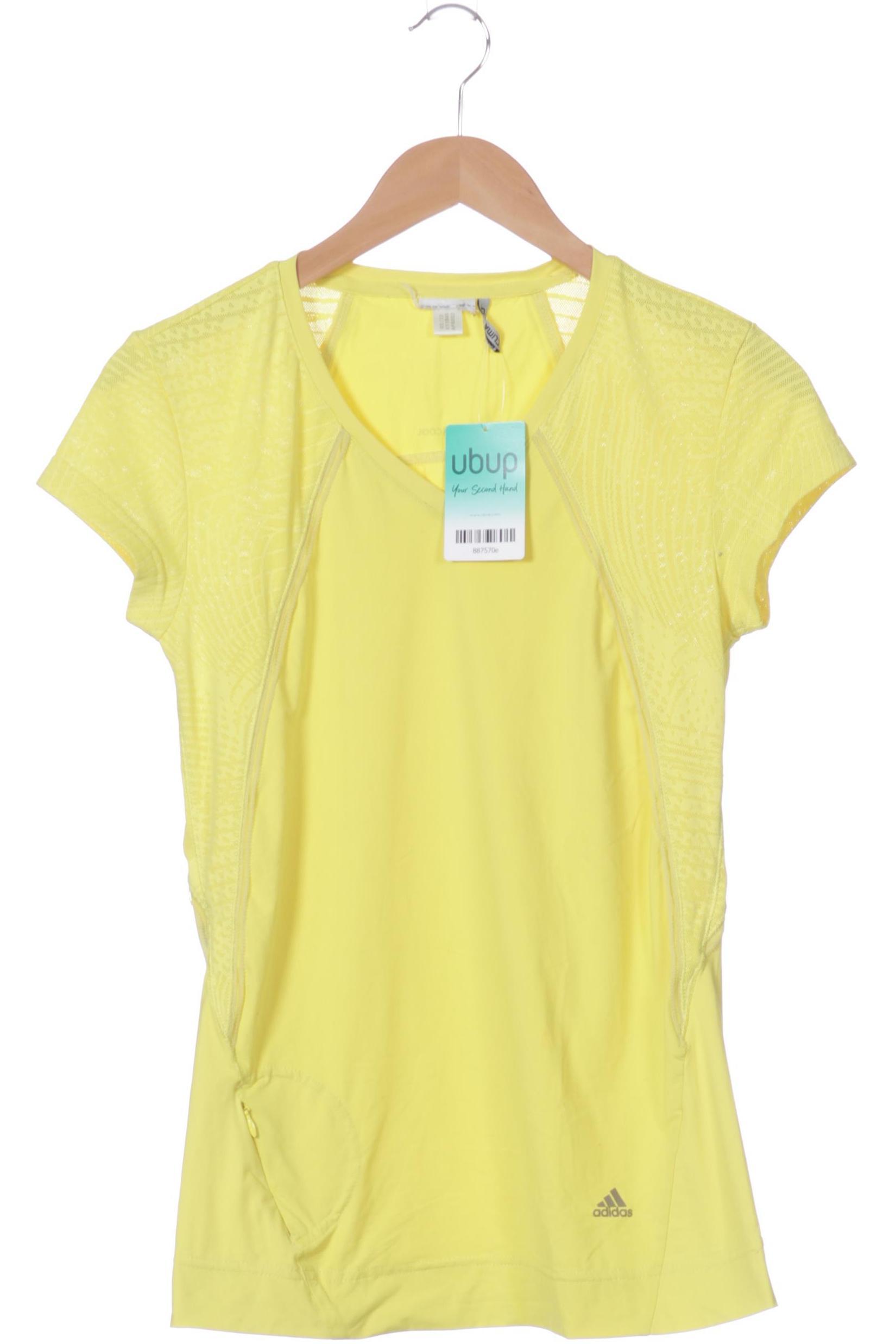 

adidas Damen T-Shirt, gelb, Gr.
