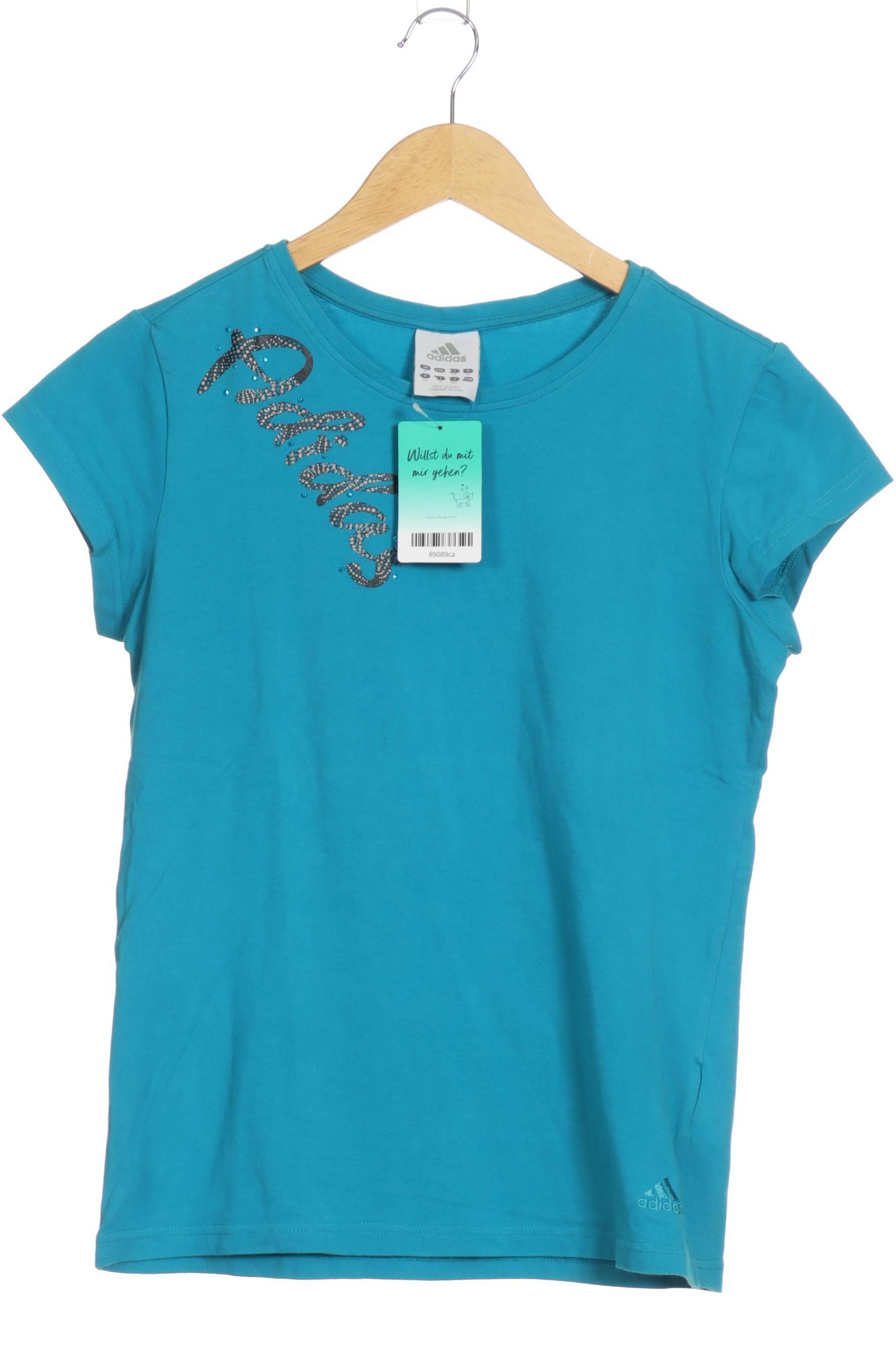 

adidas Damen T-Shirt, blau, Gr. 42