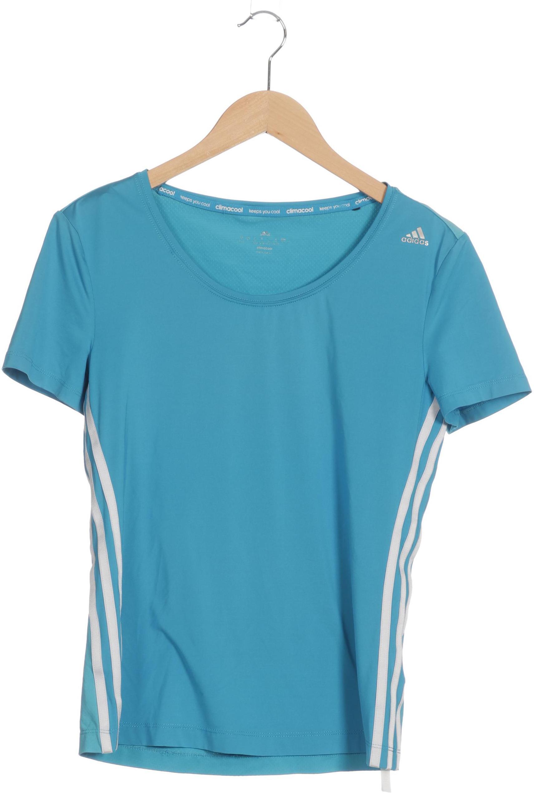 

adidas Damen T-Shirt, blau, Gr.