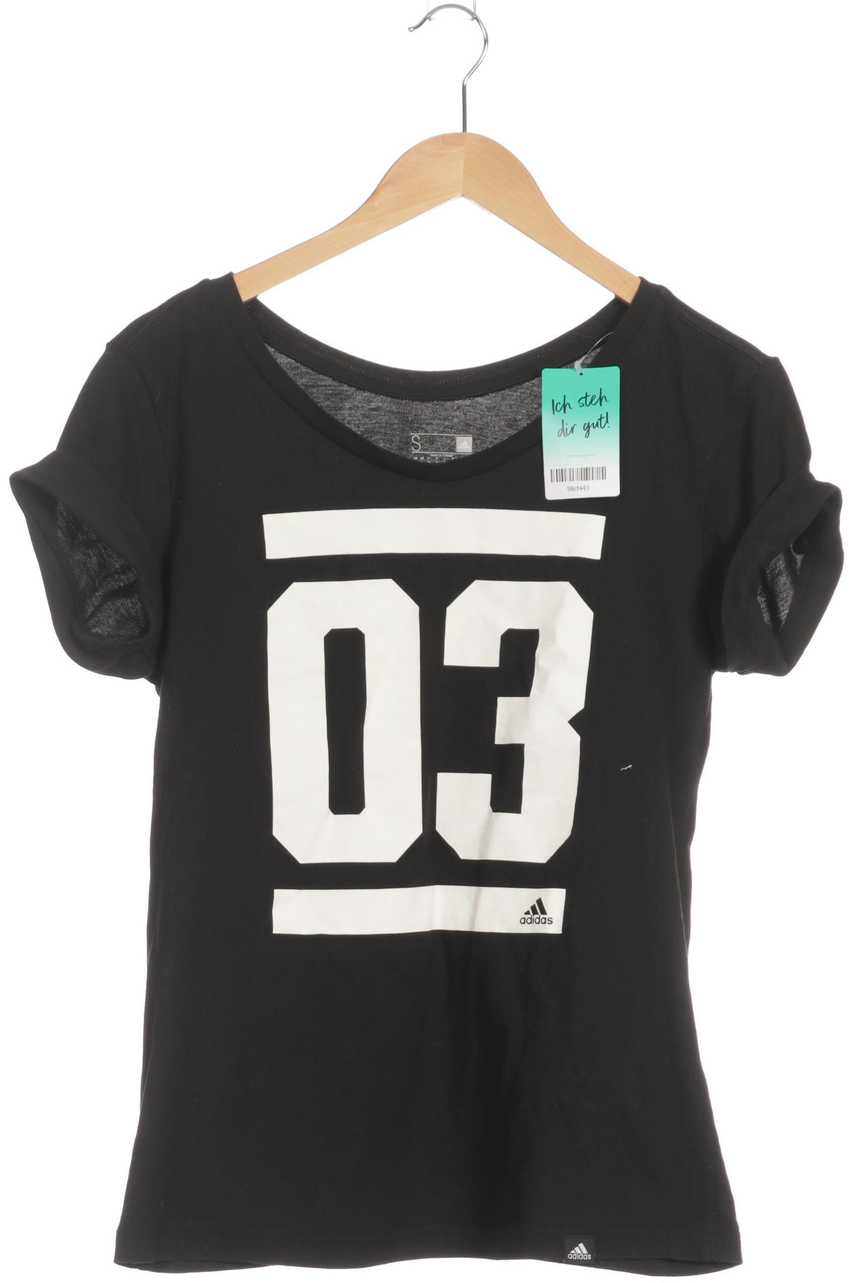 

adidas Damen T-Shirt, schwarz, Gr.
