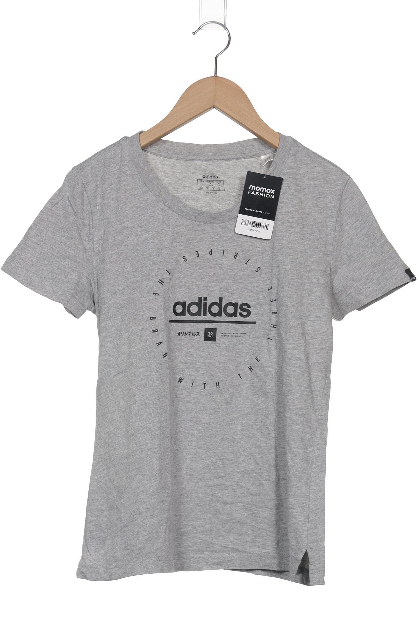 

adidas Damen T-Shirt, grau, Gr. 38