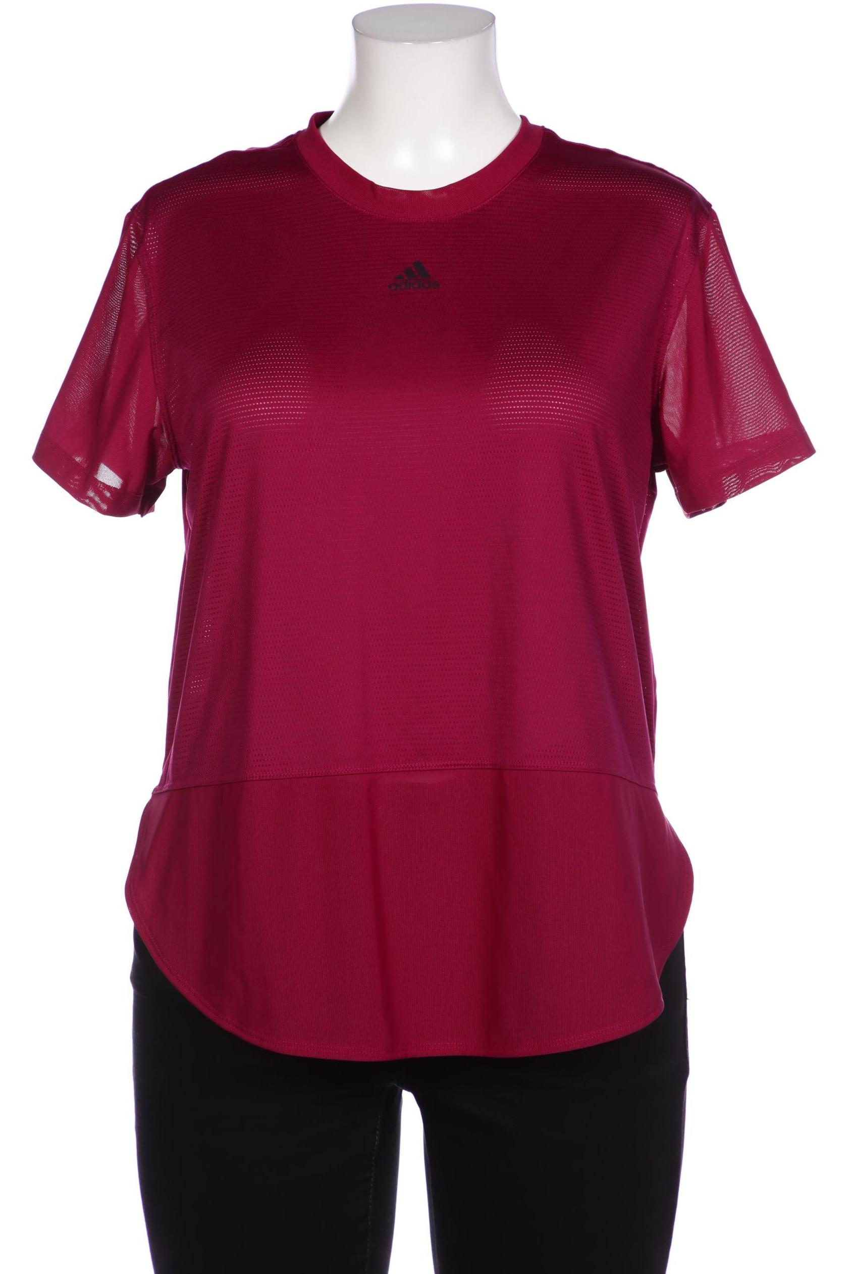 

adidas Damen T-Shirt, bordeaux, Gr. 44