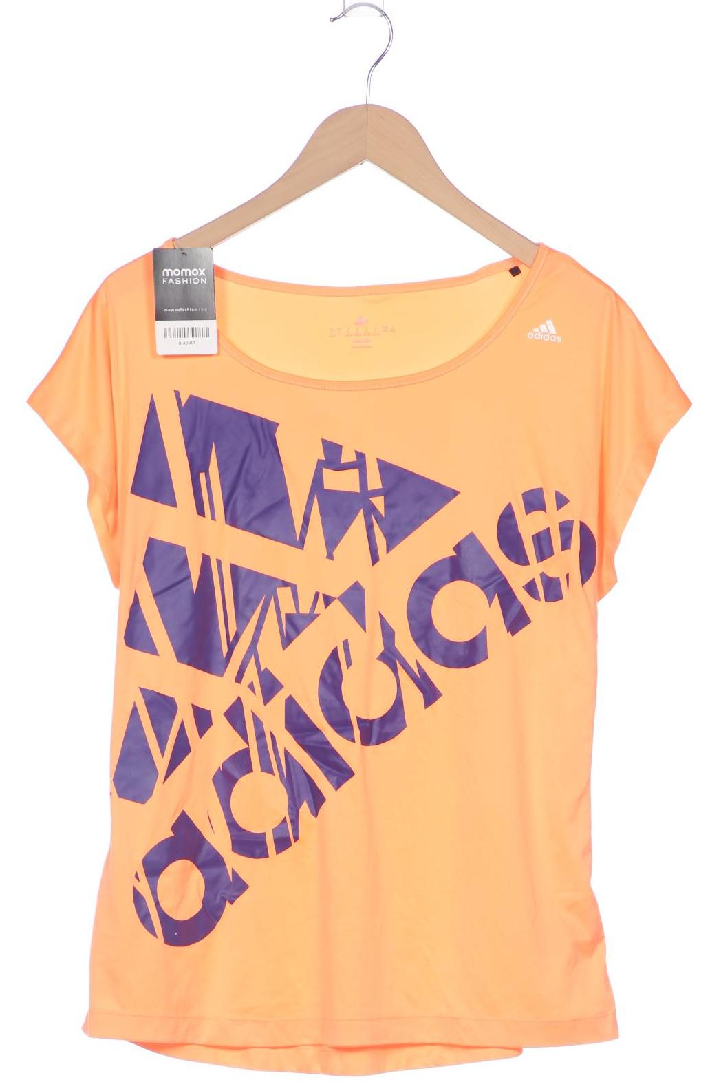 

adidas Damen T-Shirt, orange, Gr. 42