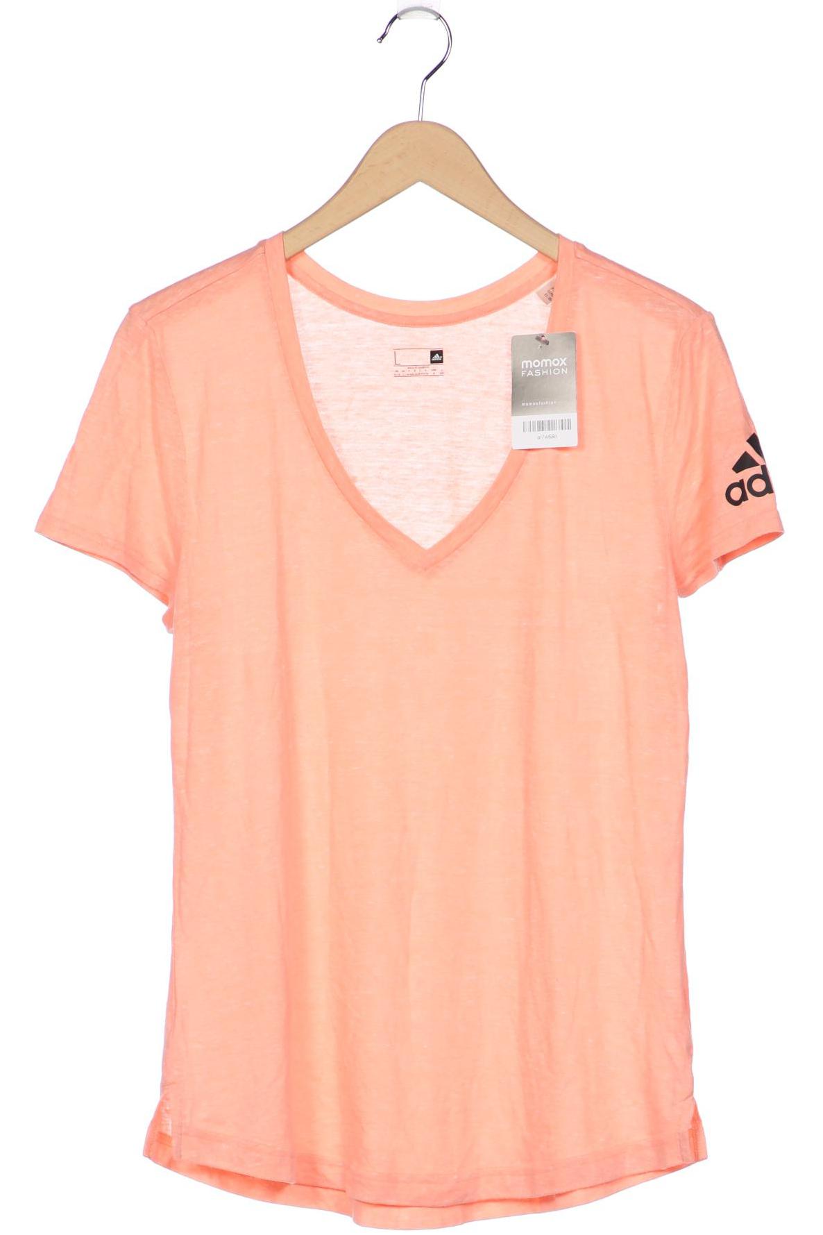 

adidas Damen T-Shirt, orange, Gr. 42