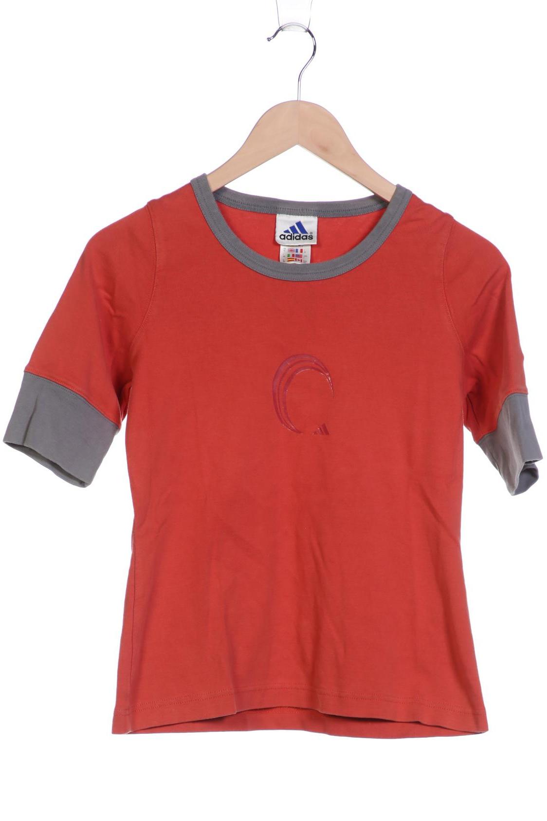 

adidas Damen T-Shirt, orange, Gr. 42