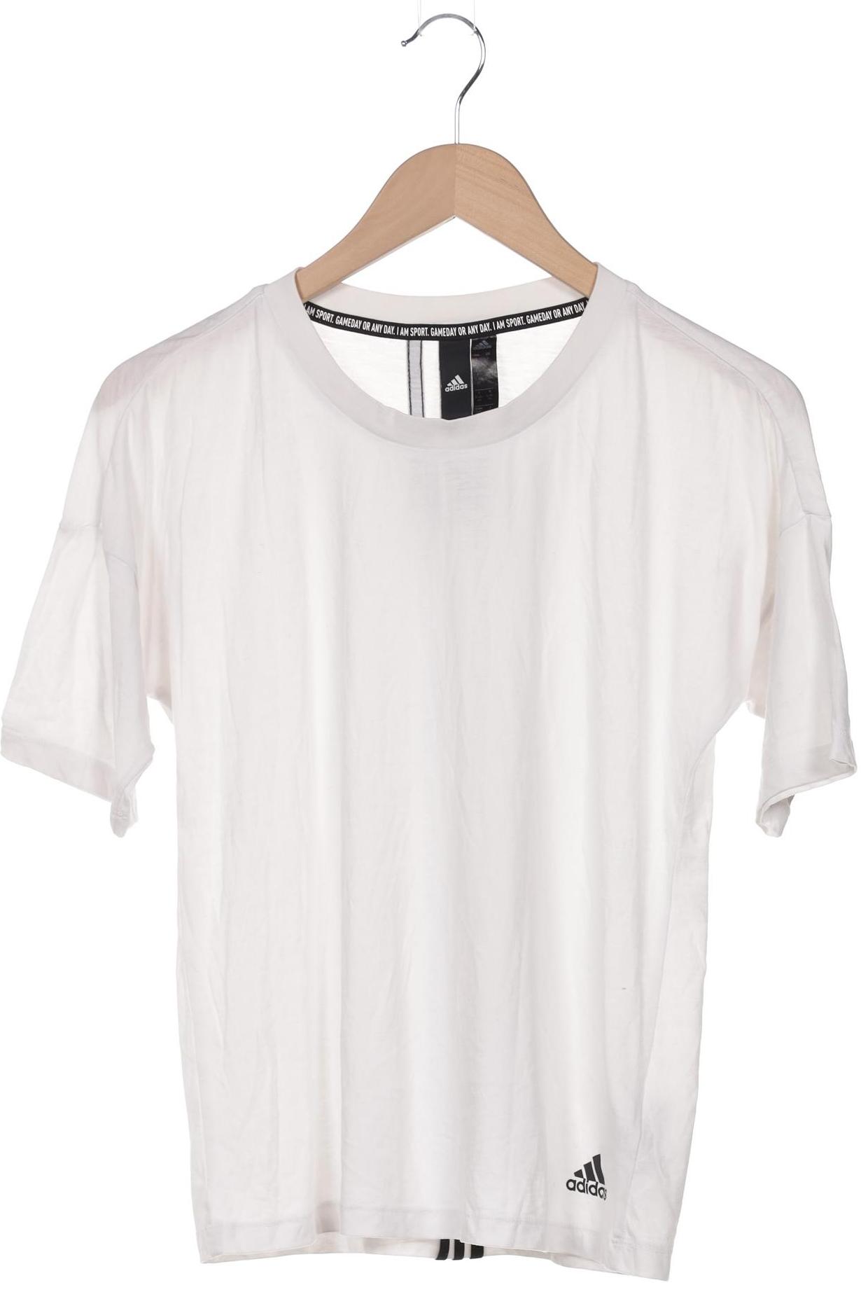 

adidas Damen T-Shirt, weiß, Gr. 36