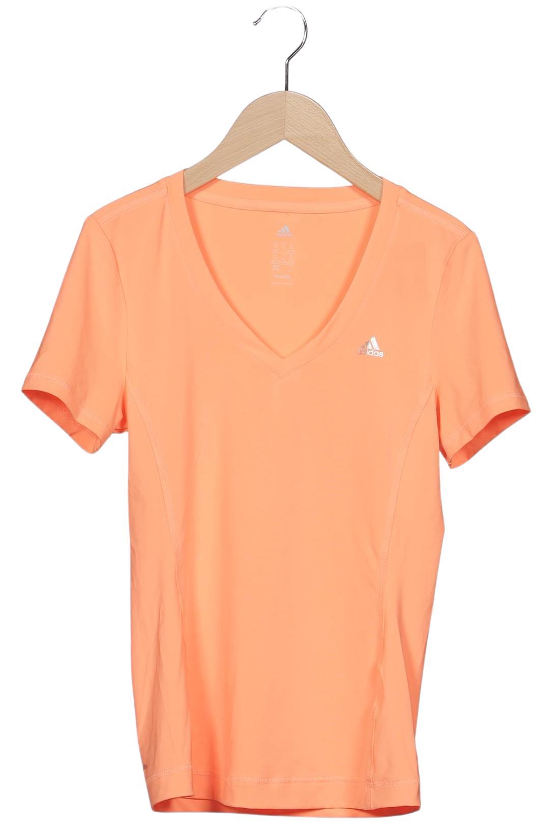 

adidas Damen T-Shirt, orange, Gr. 34