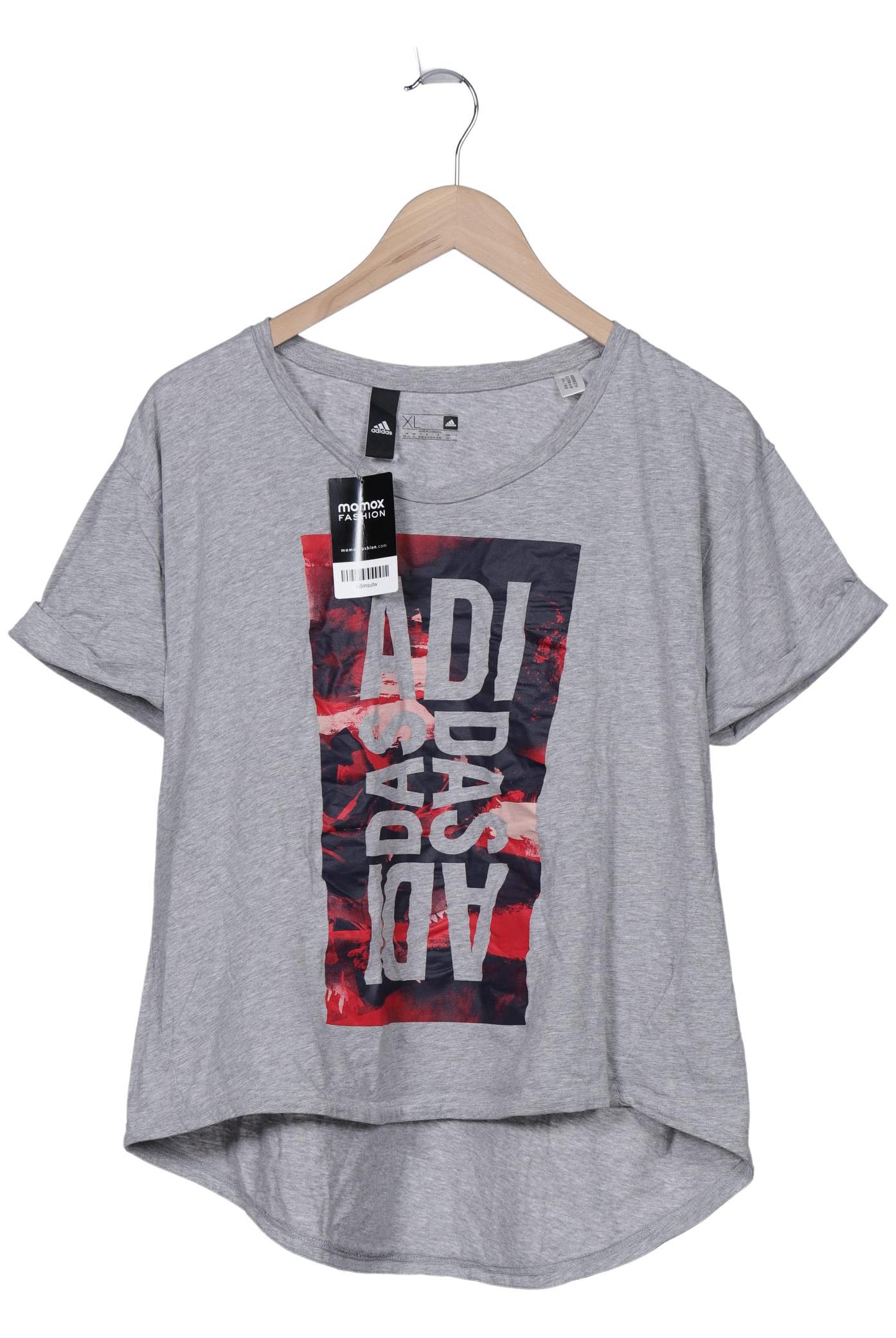 

adidas Damen T-Shirt, grau, Gr. 44