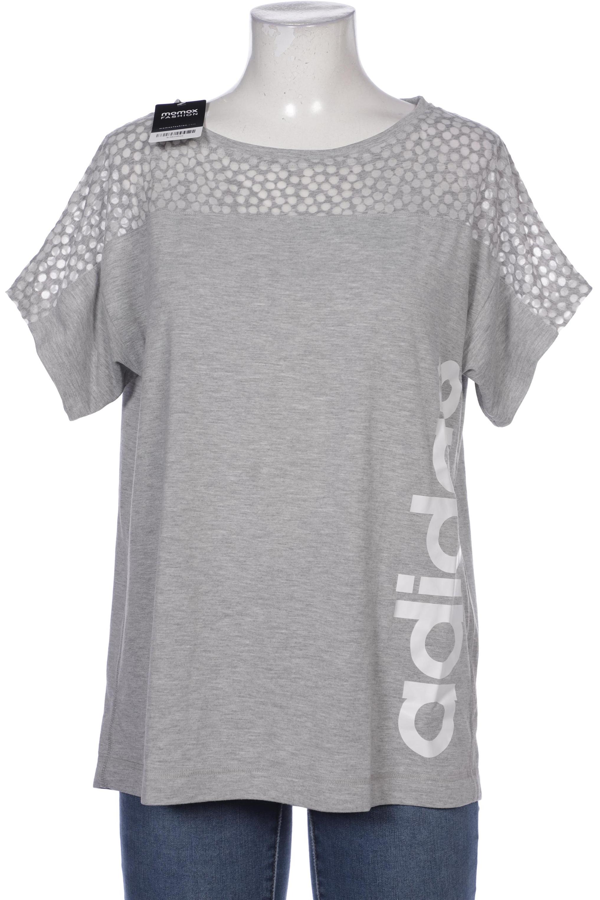 

adidas Damen T-Shirt, grau, Gr. 44