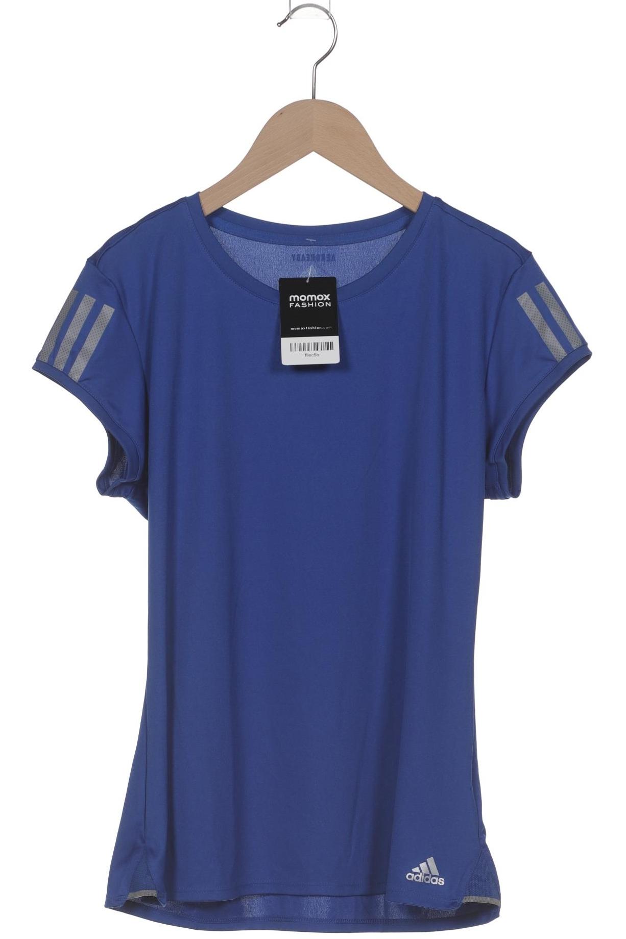 

adidas Damen T-Shirt, blau, Gr. 42