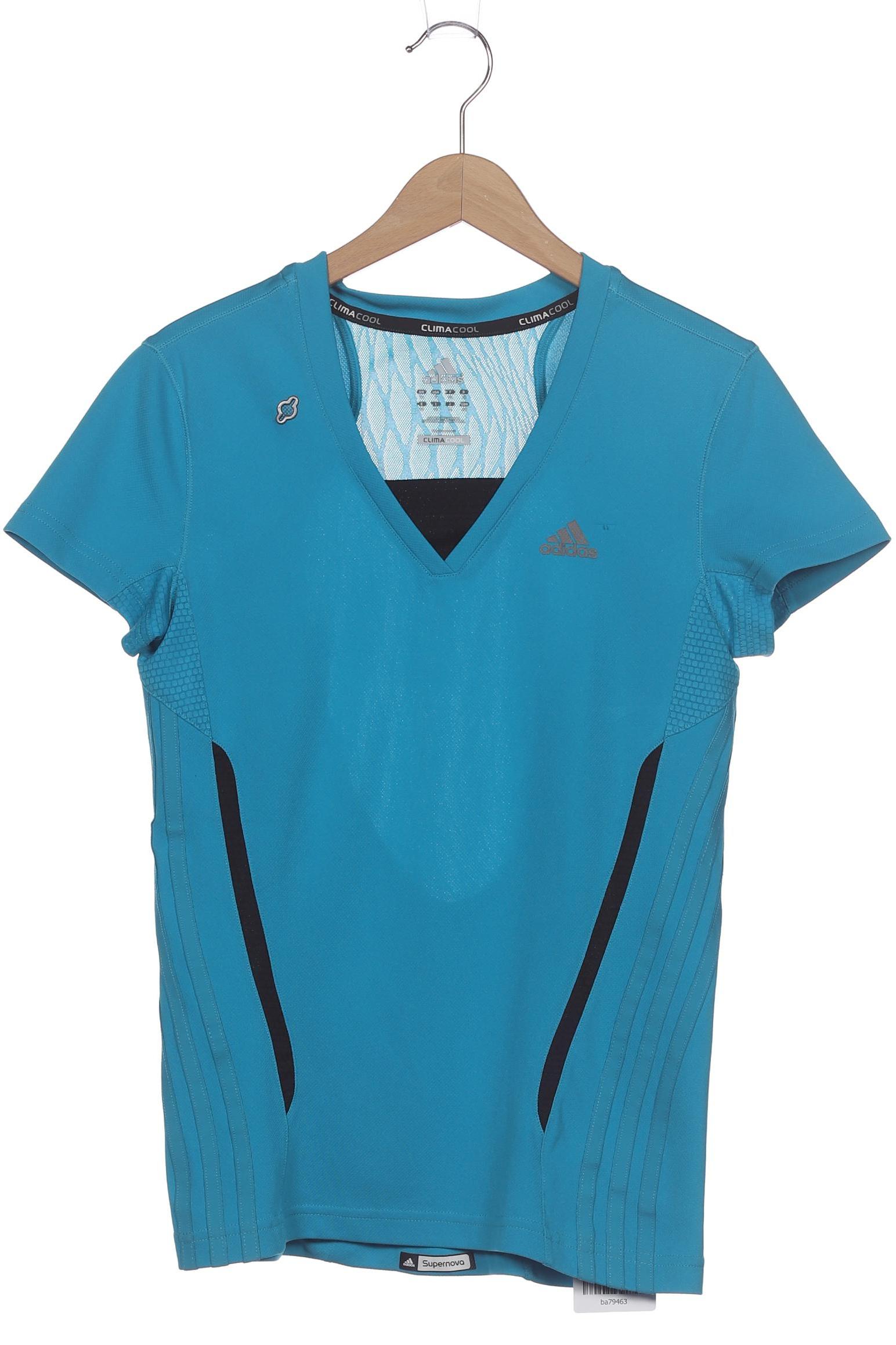 

adidas Damen T-Shirt, blau, Gr. 36