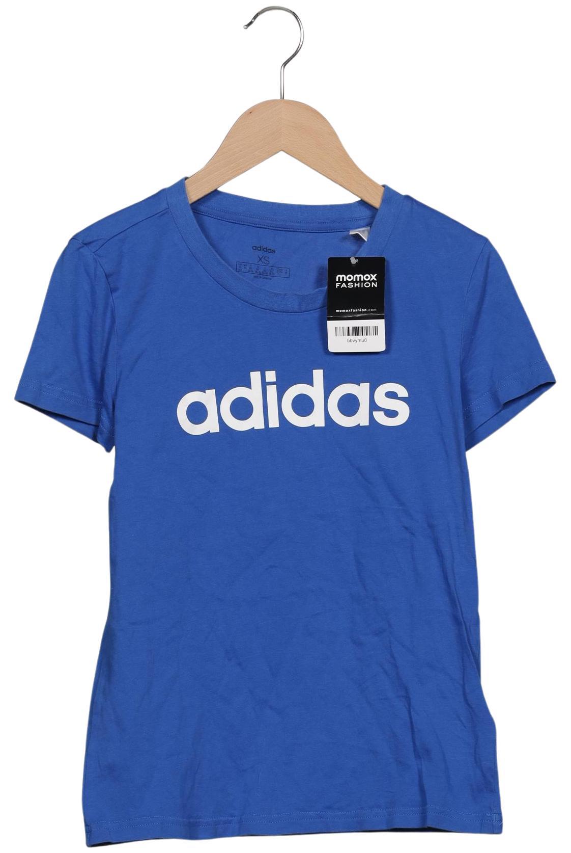 

adidas Damen T-Shirt, blau, Gr. 34