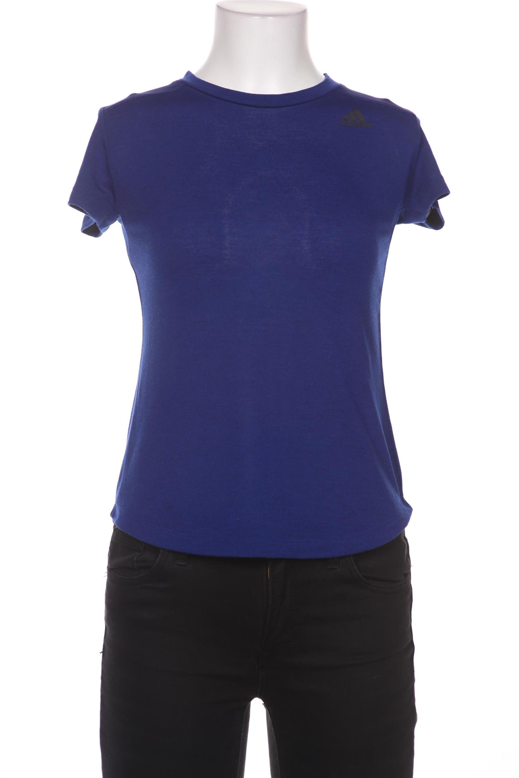 

adidas Damen T-Shirt, blau, Gr. 34