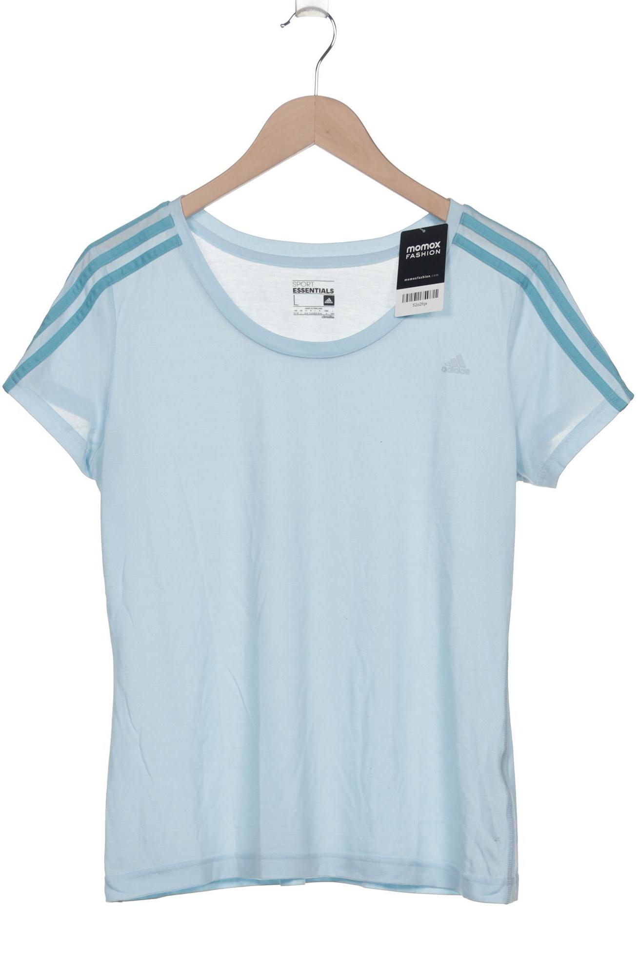 

adidas Damen T-Shirt, hellblau, Gr. 42