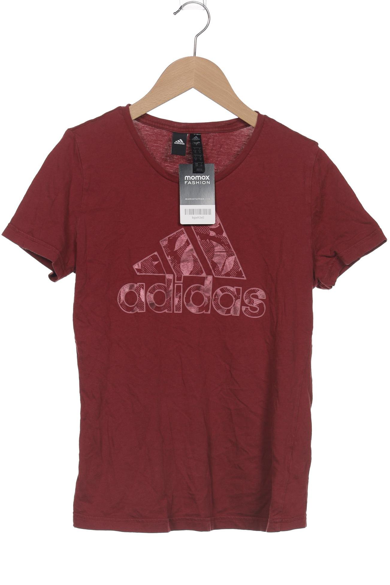 

adidas Damen T-Shirt, bordeaux, Gr. 36