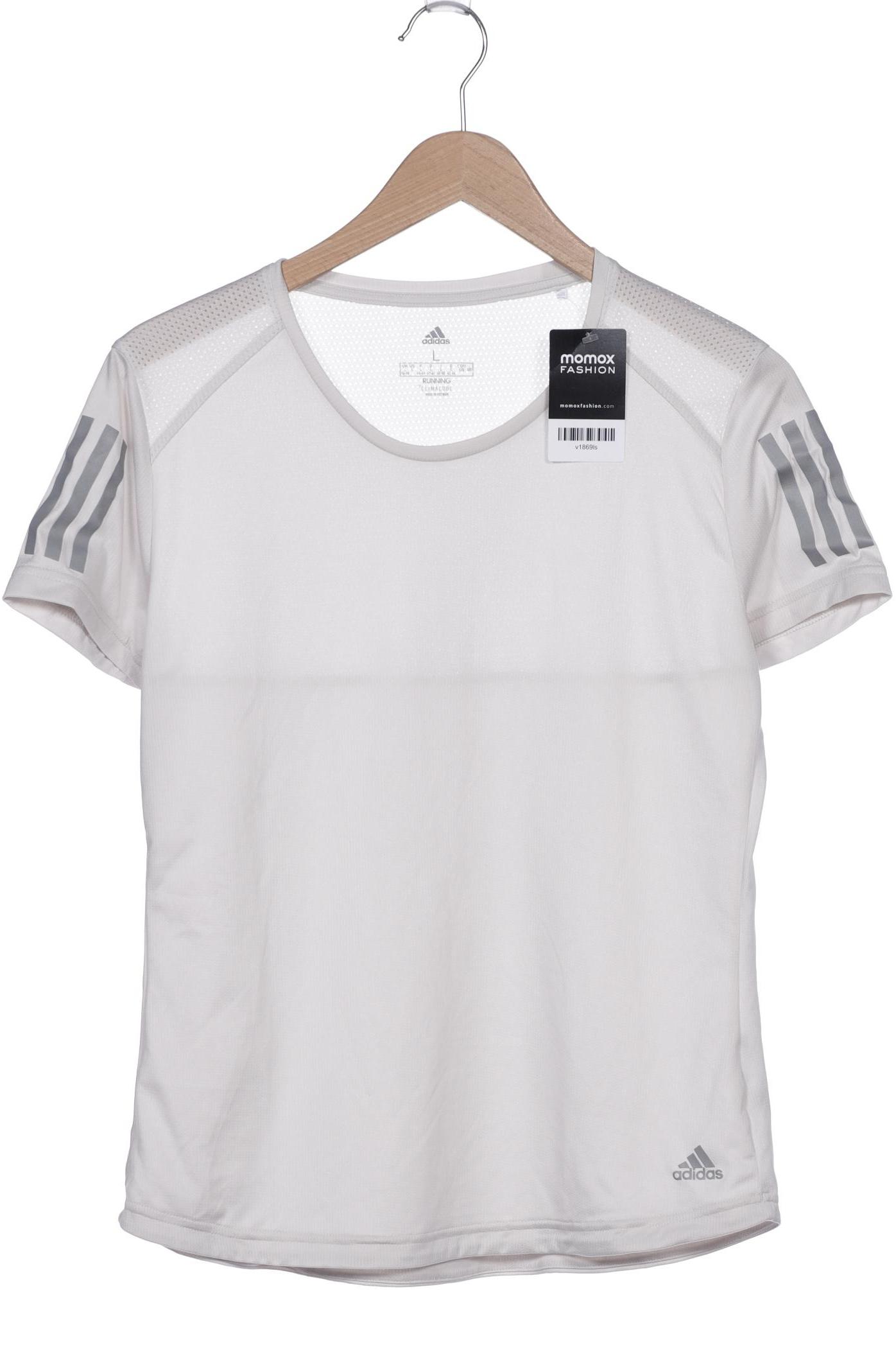 

adidas Damen T-Shirt, beige, Gr. 42