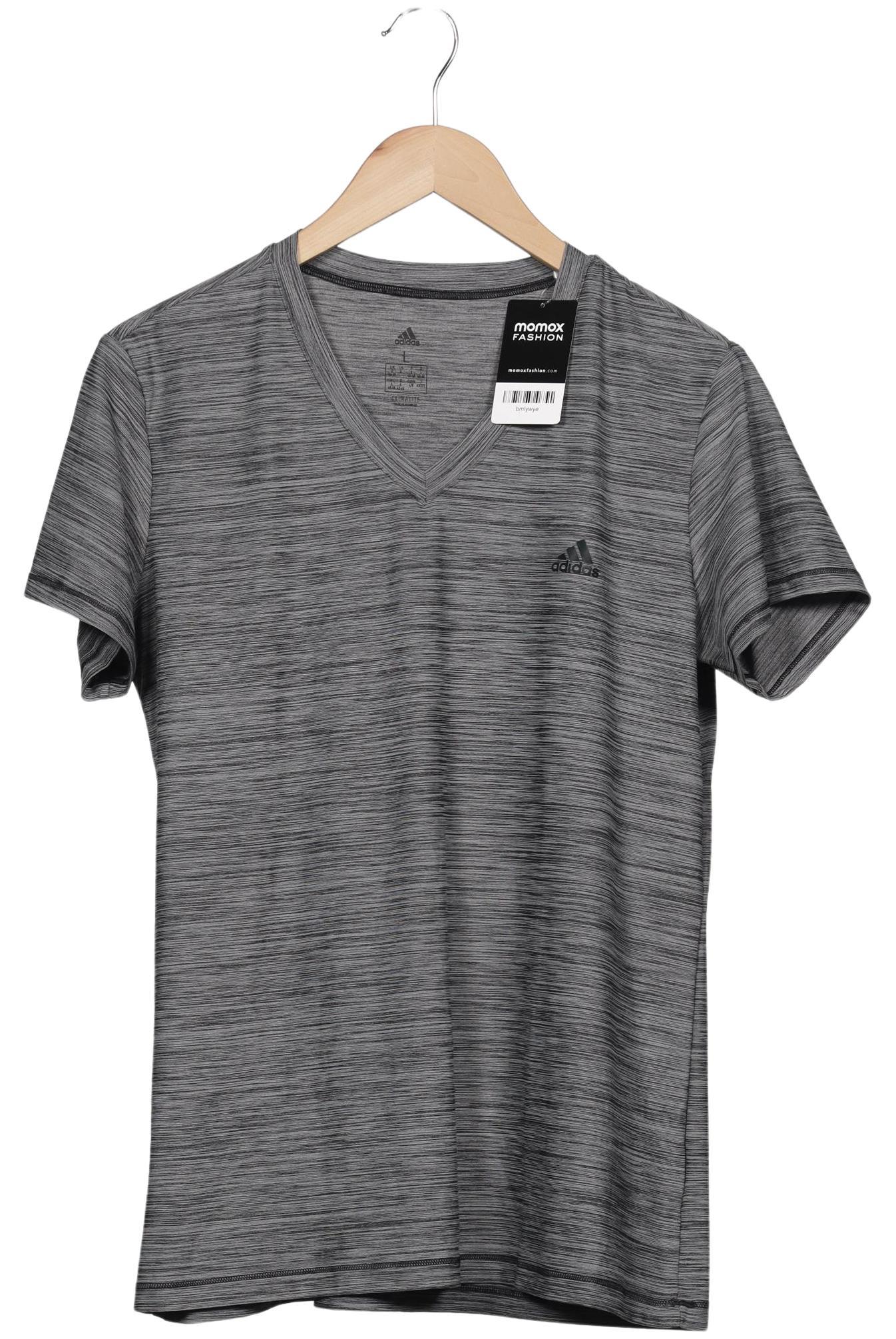 

adidas Damen T-Shirt, grau, Gr. 42