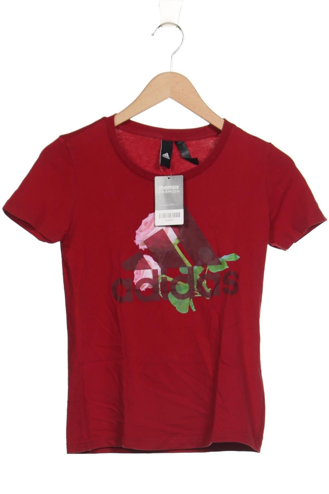 

adidas Damen T-Shirt, bordeaux, Gr. 34
