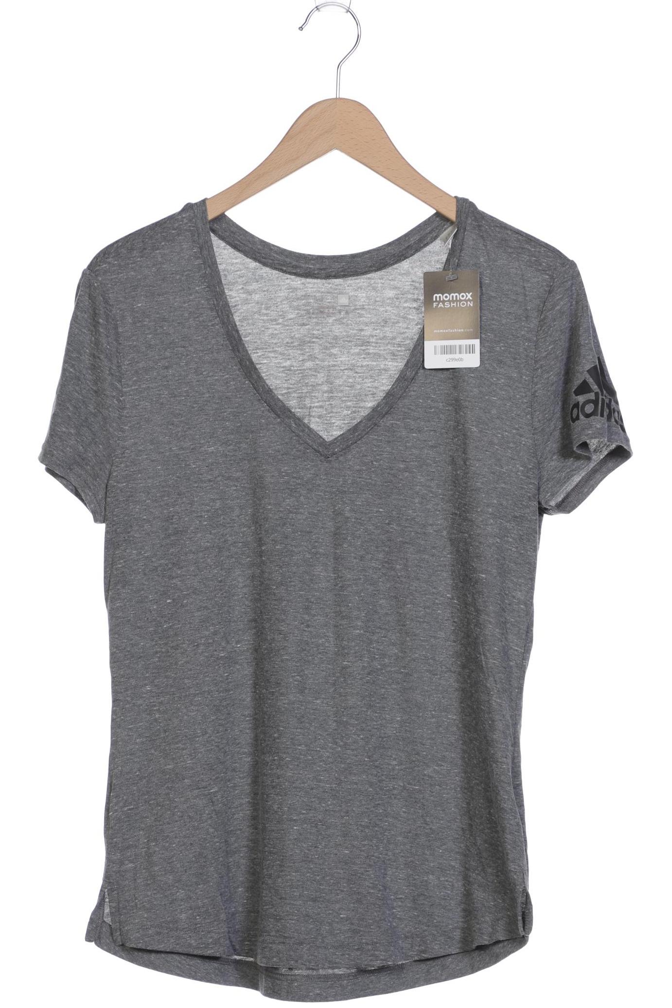 

adidas Damen T-Shirt, grau, Gr. 42