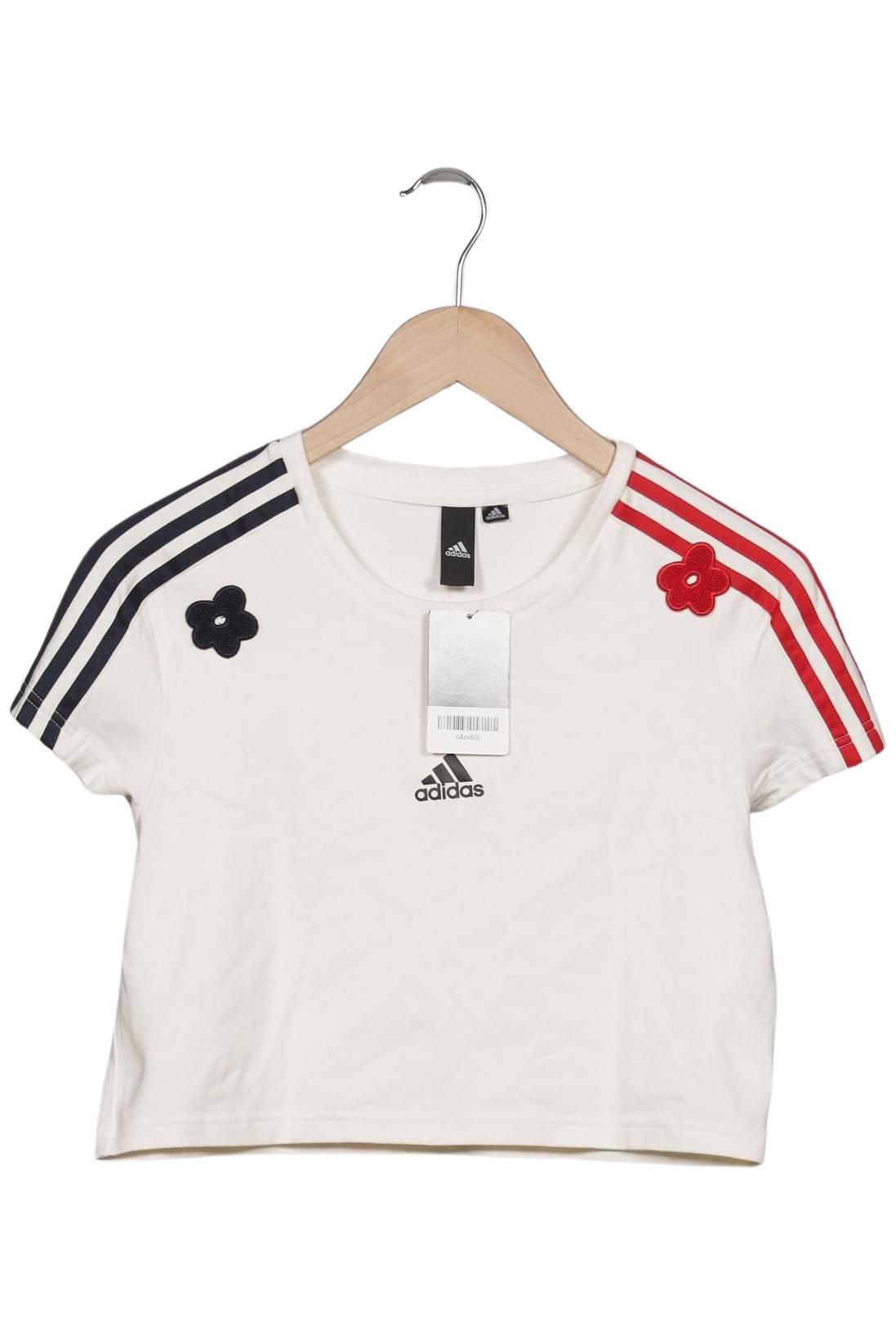 

adidas Damen T-Shirt, cremeweiß, Gr. 36