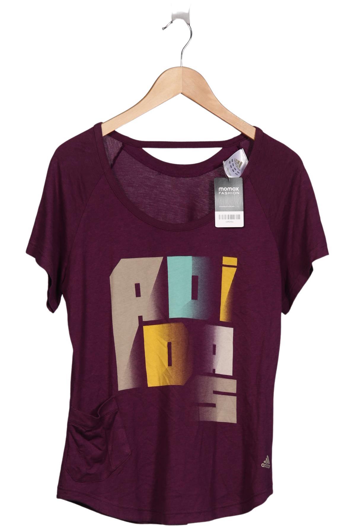

adidas Damen T-Shirt, bordeaux, Gr. 38