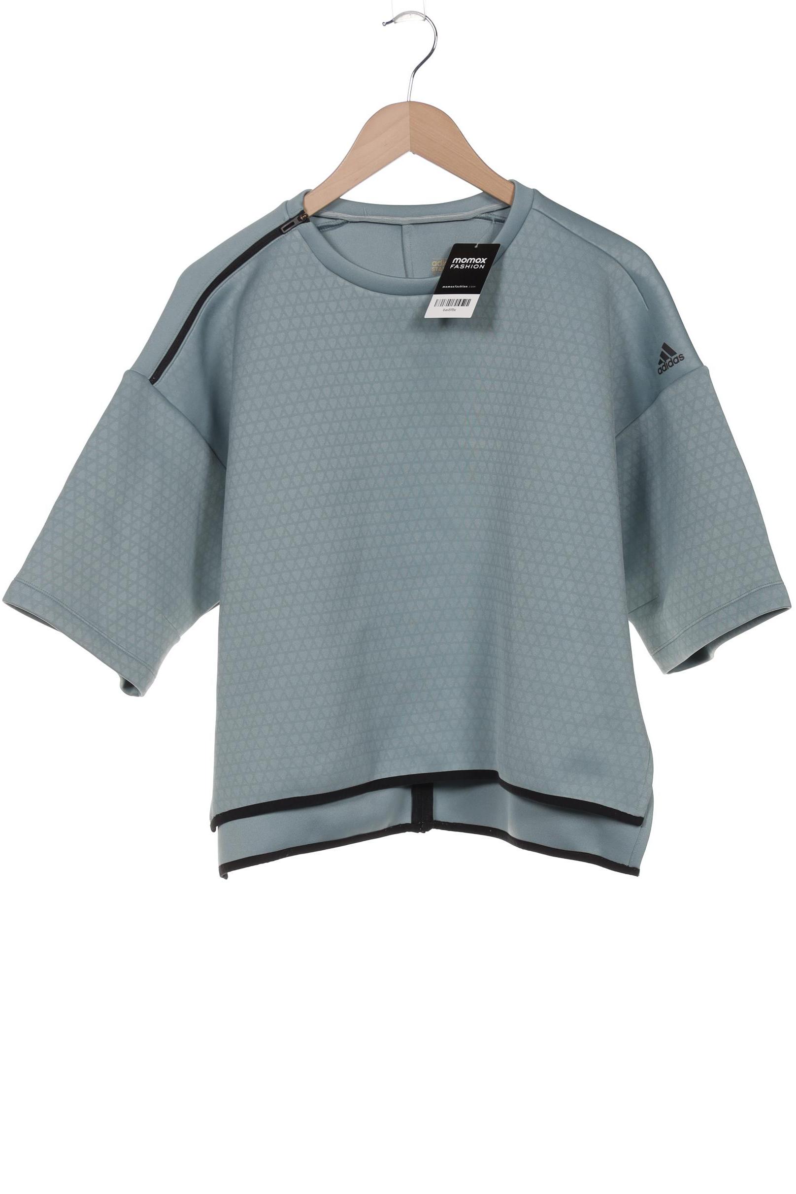 

adidas Damen T-Shirt, blau, Gr. 34