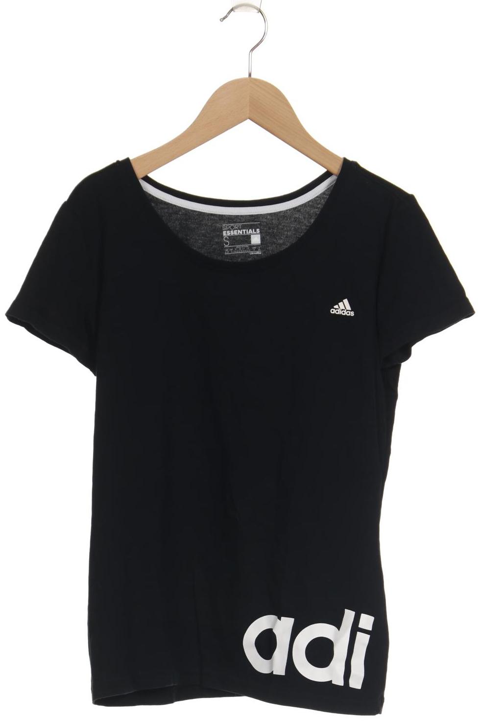 

adidas Damen T-Shirt, schwarz, Gr. 36