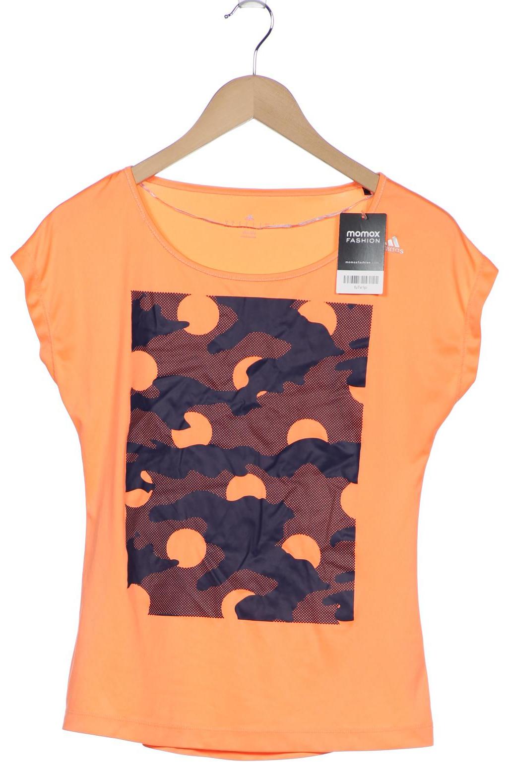 

adidas Damen T-Shirt, orange, Gr. 36