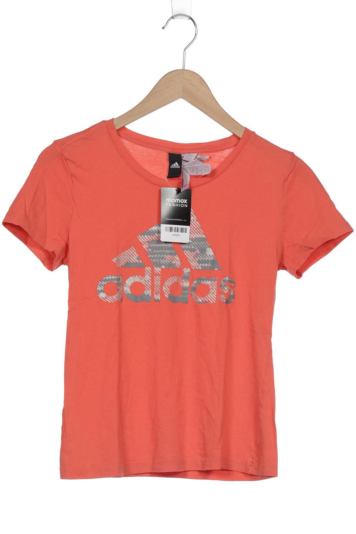 

adidas Damen T-Shirt, orange, Gr. 34