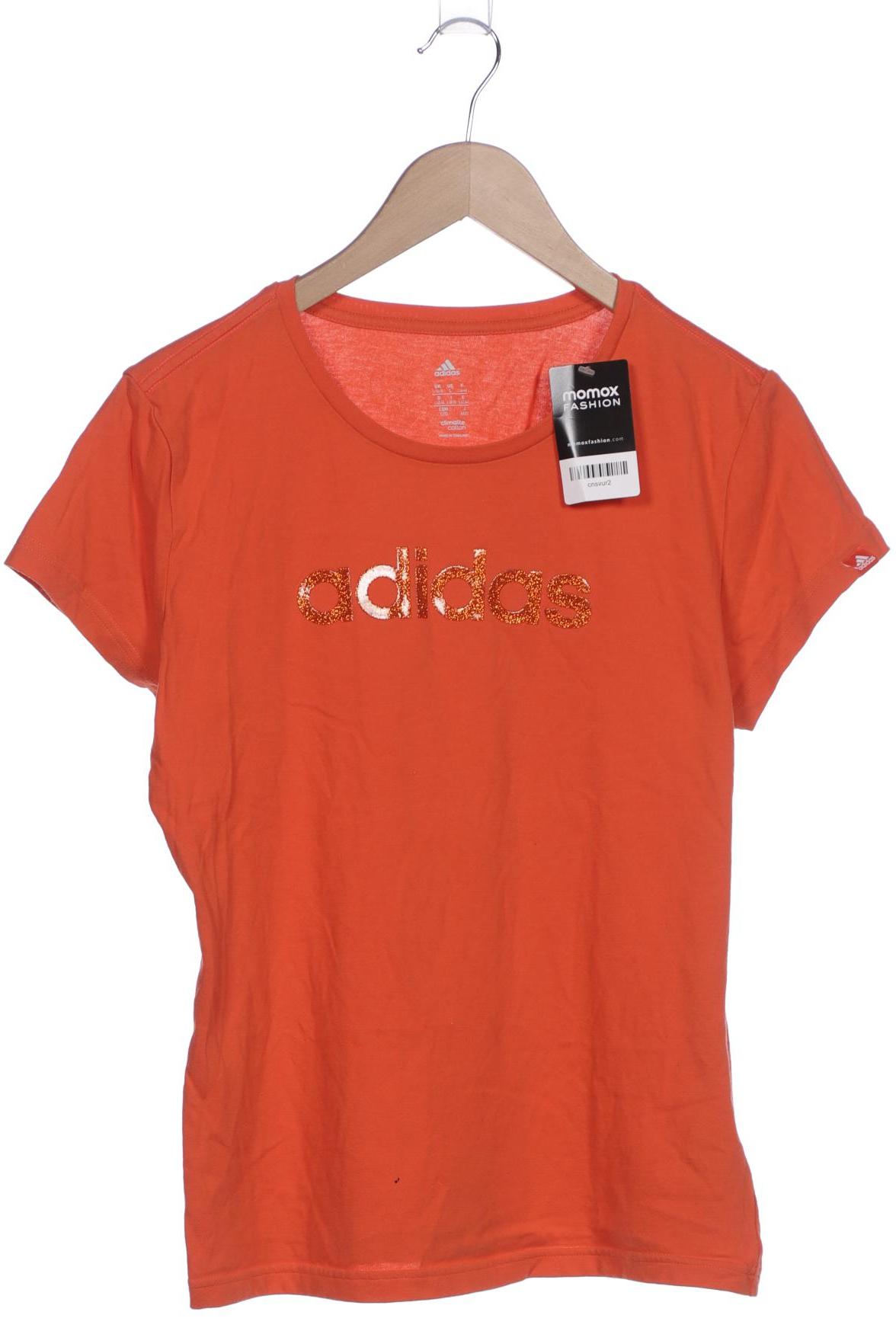 

adidas Damen T-Shirt, orange, Gr. 42