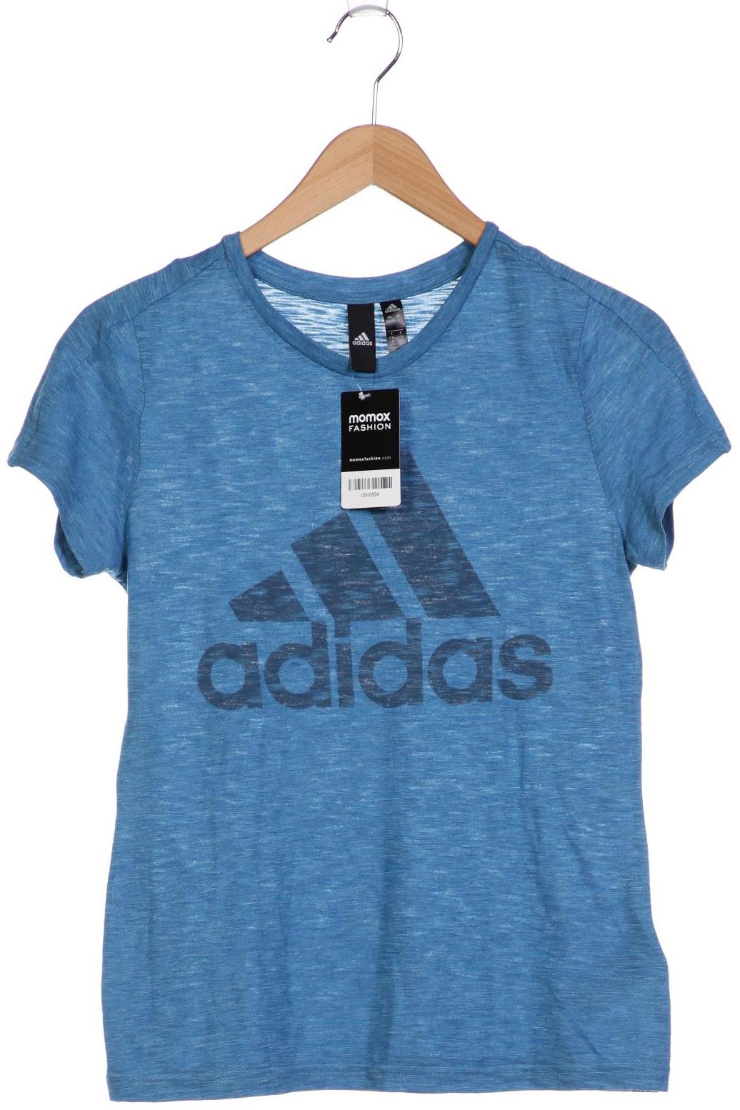 

adidas Damen T-Shirt, blau, Gr. 36