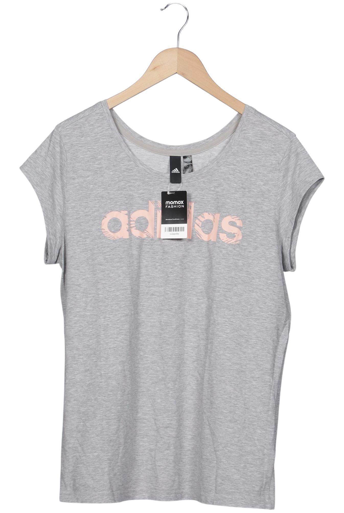 

adidas Damen T-Shirt, grau, Gr. 44