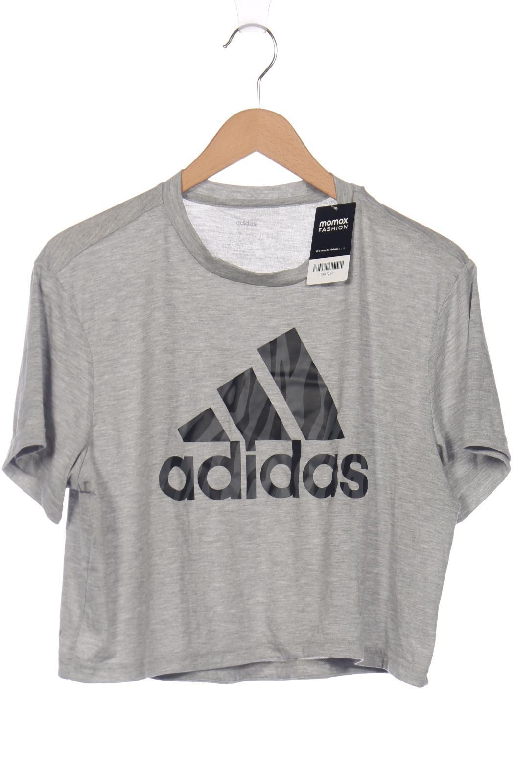

adidas Damen T-Shirt, grau, Gr. 42