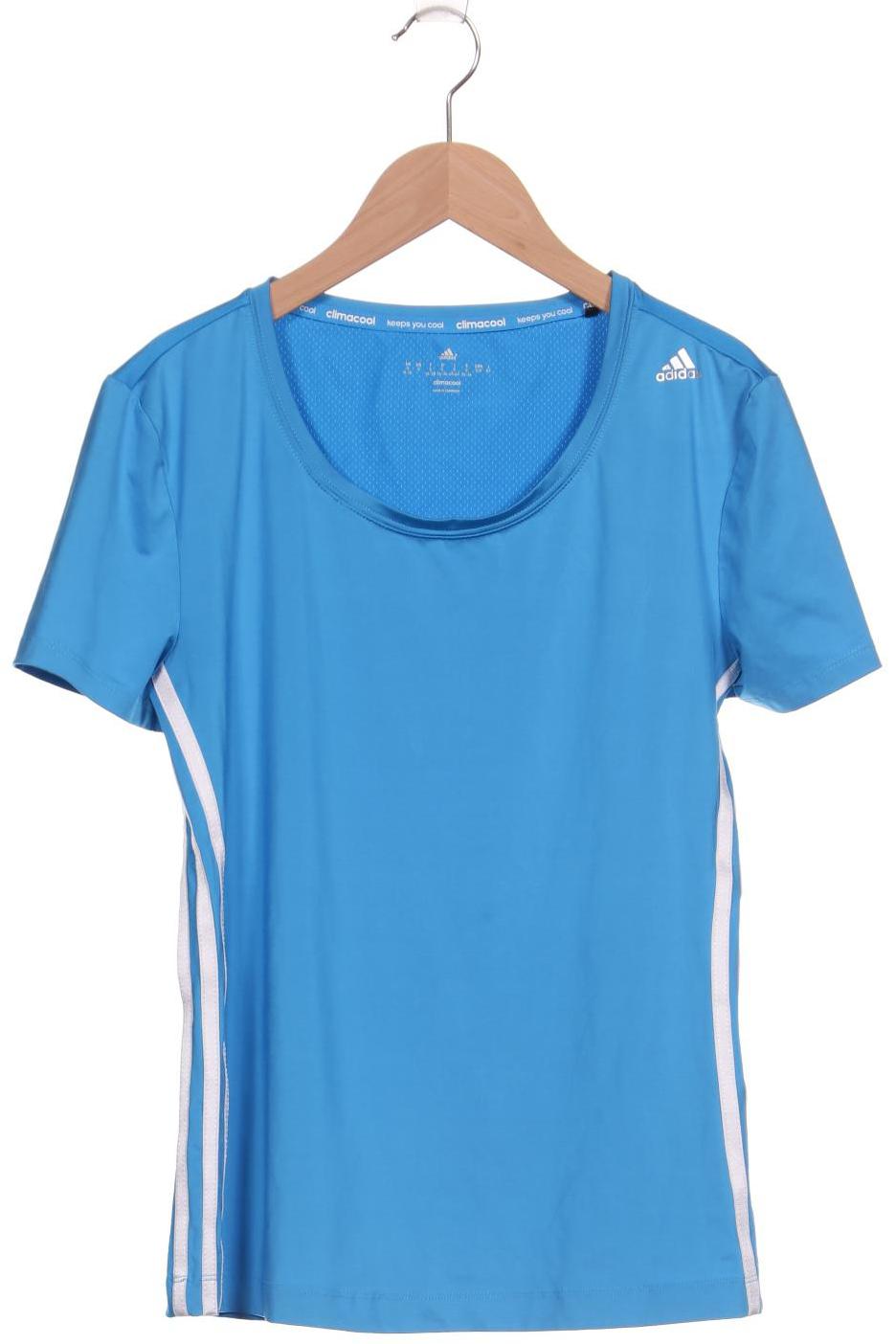 

adidas Damen T-Shirt, blau, Gr. 36