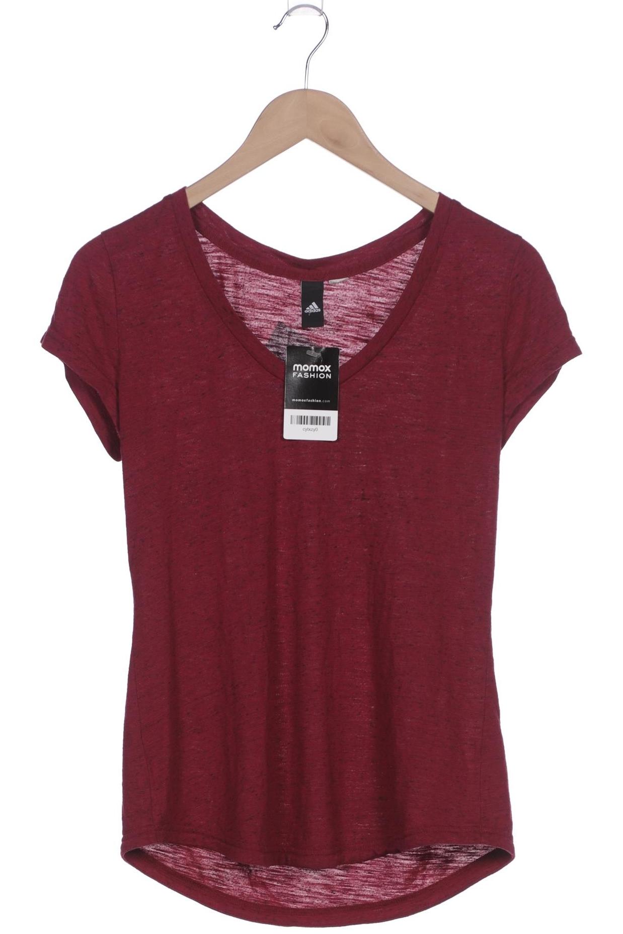 

adidas Damen T-Shirt, bordeaux, Gr. 38