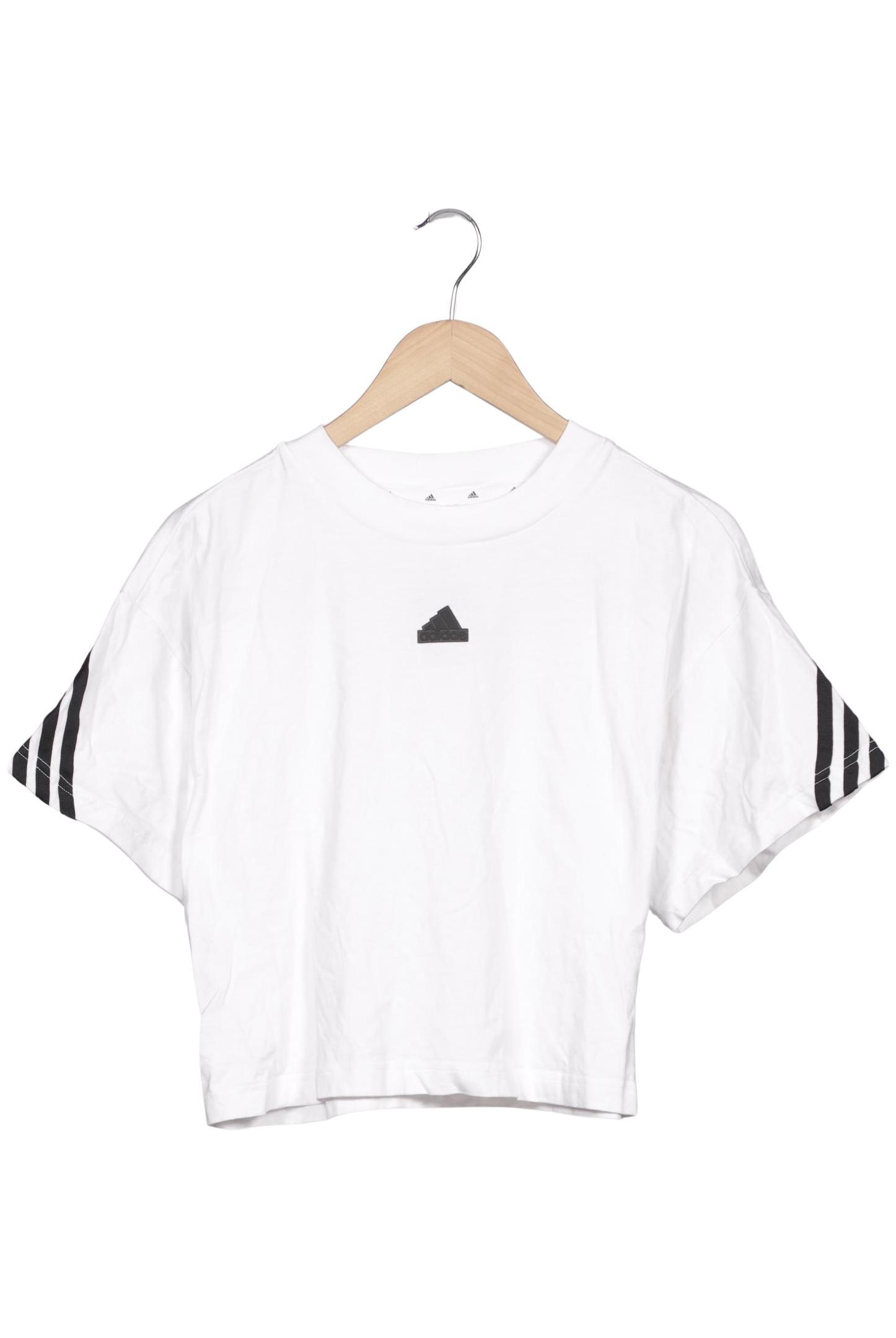 

adidas Damen T-Shirt, weiß, Gr. 36