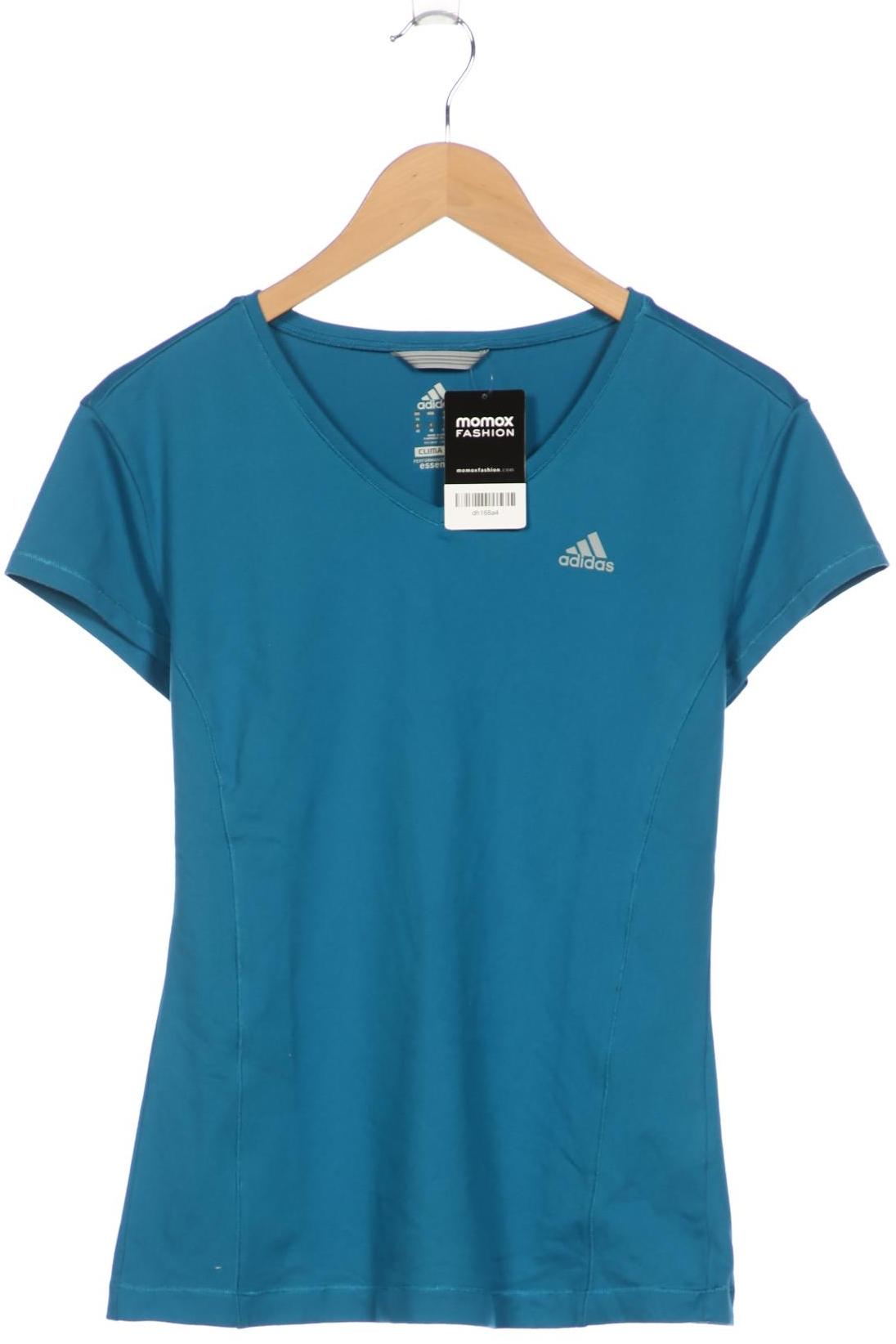 

adidas Damen T-Shirt, blau, Gr. 42