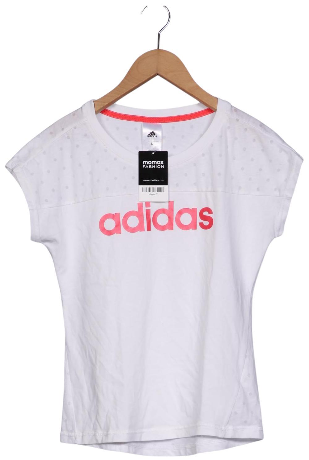 

adidas Damen T-Shirt, weiß, Gr. 42