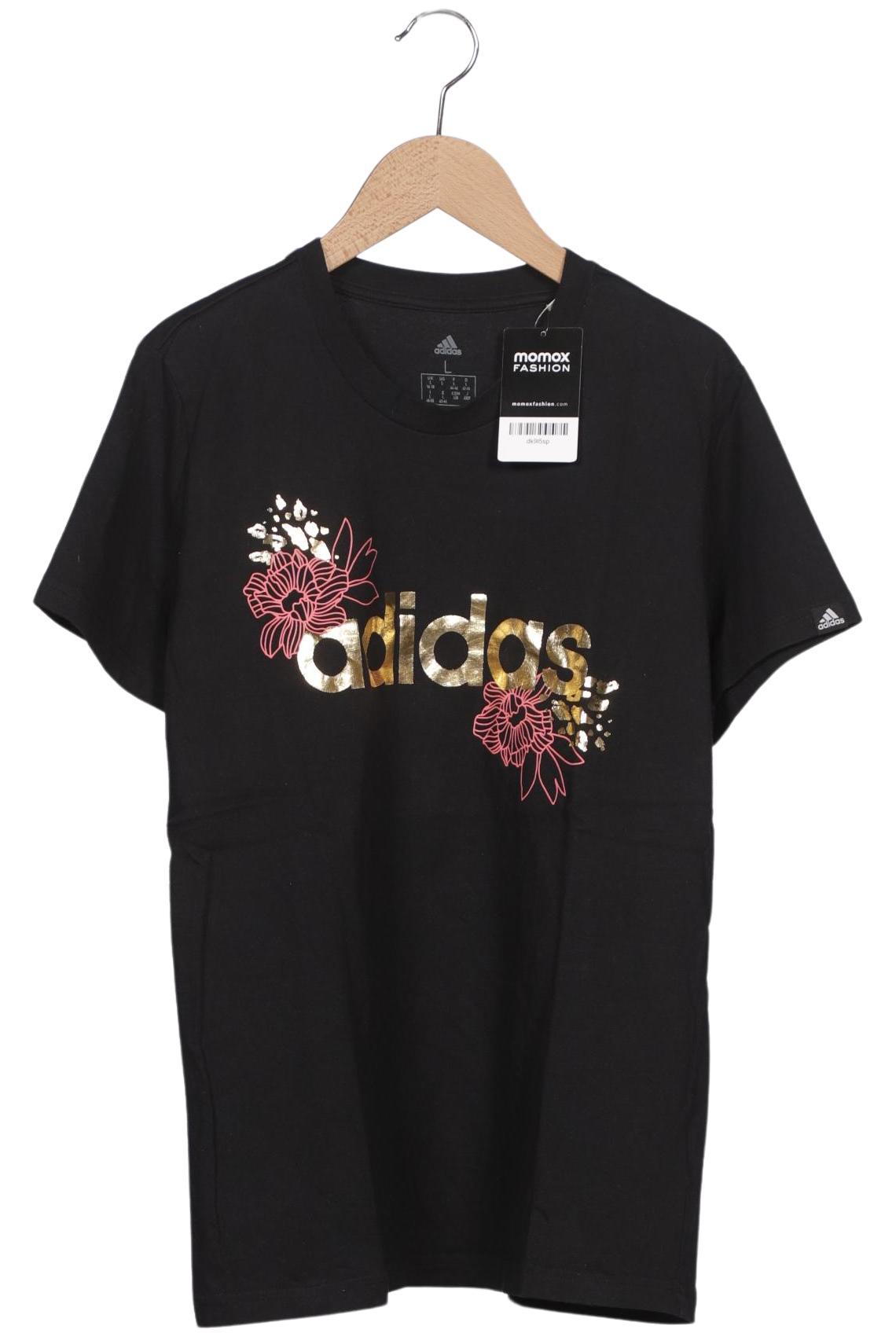 

adidas Damen T-Shirt, schwarz, Gr. 42