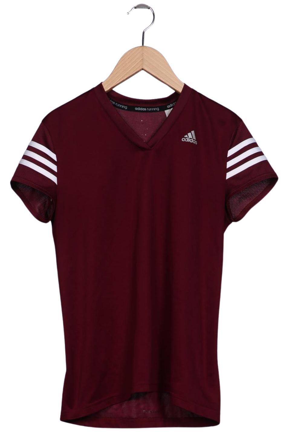 

adidas Damen T-Shirt, bordeaux, Gr. 36