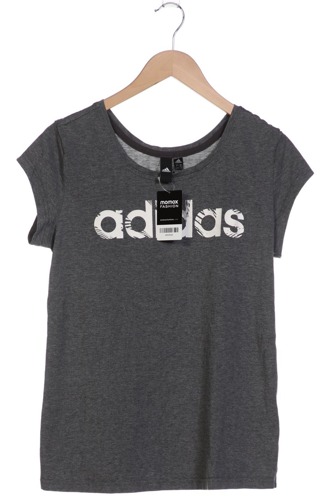 

adidas Damen T-Shirt, grau, Gr. 42