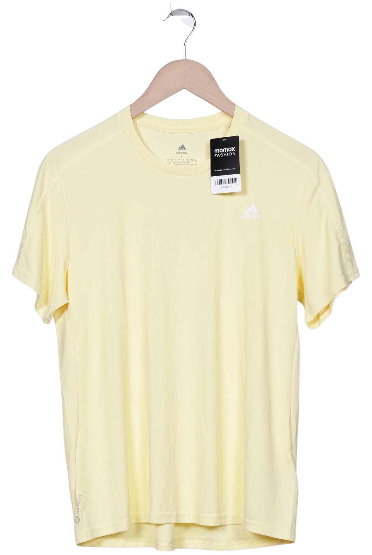 

adidas Damen T-Shirt, gelb, Gr. 42