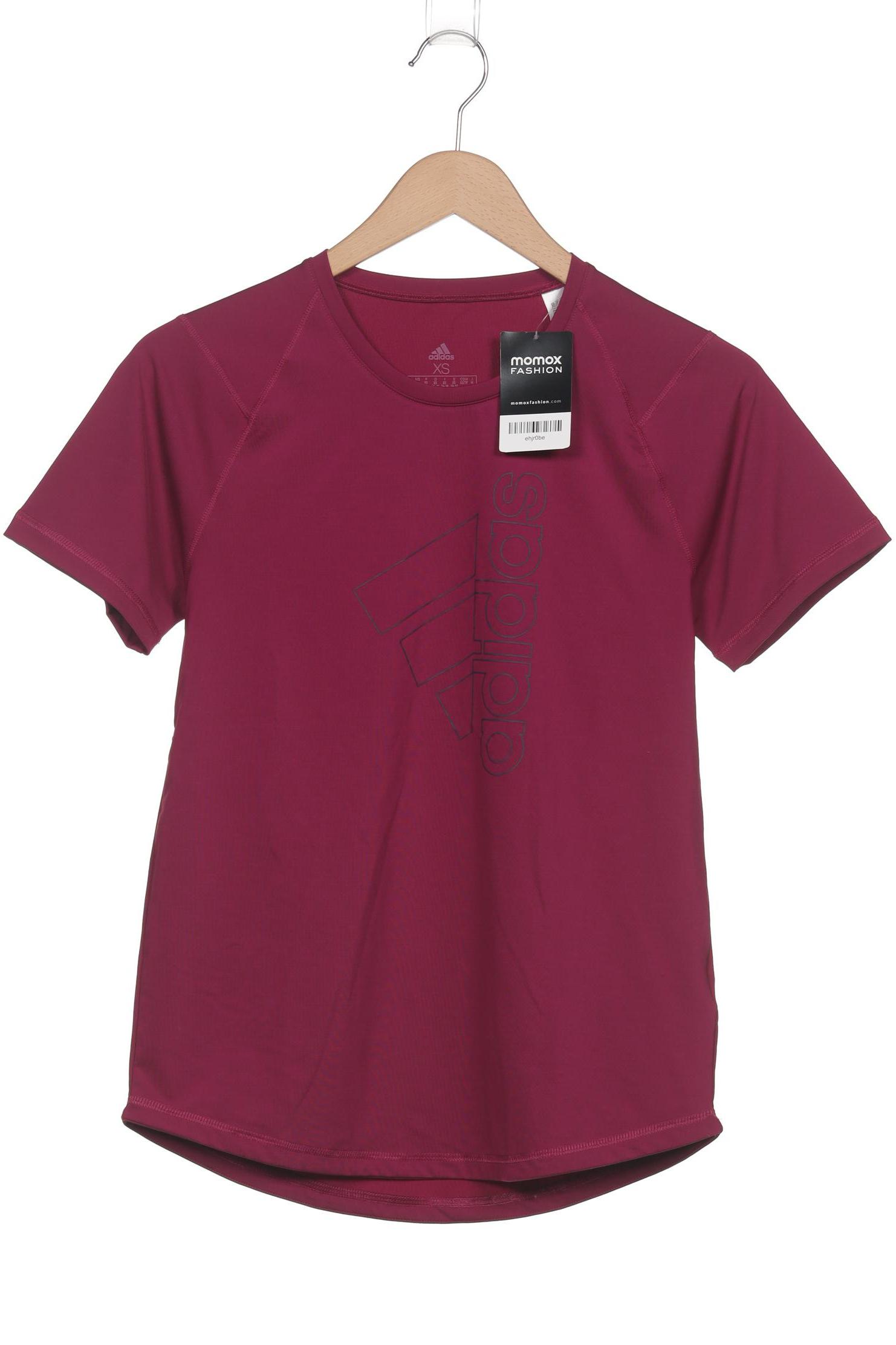 

adidas Damen T-Shirt, bordeaux, Gr. 34