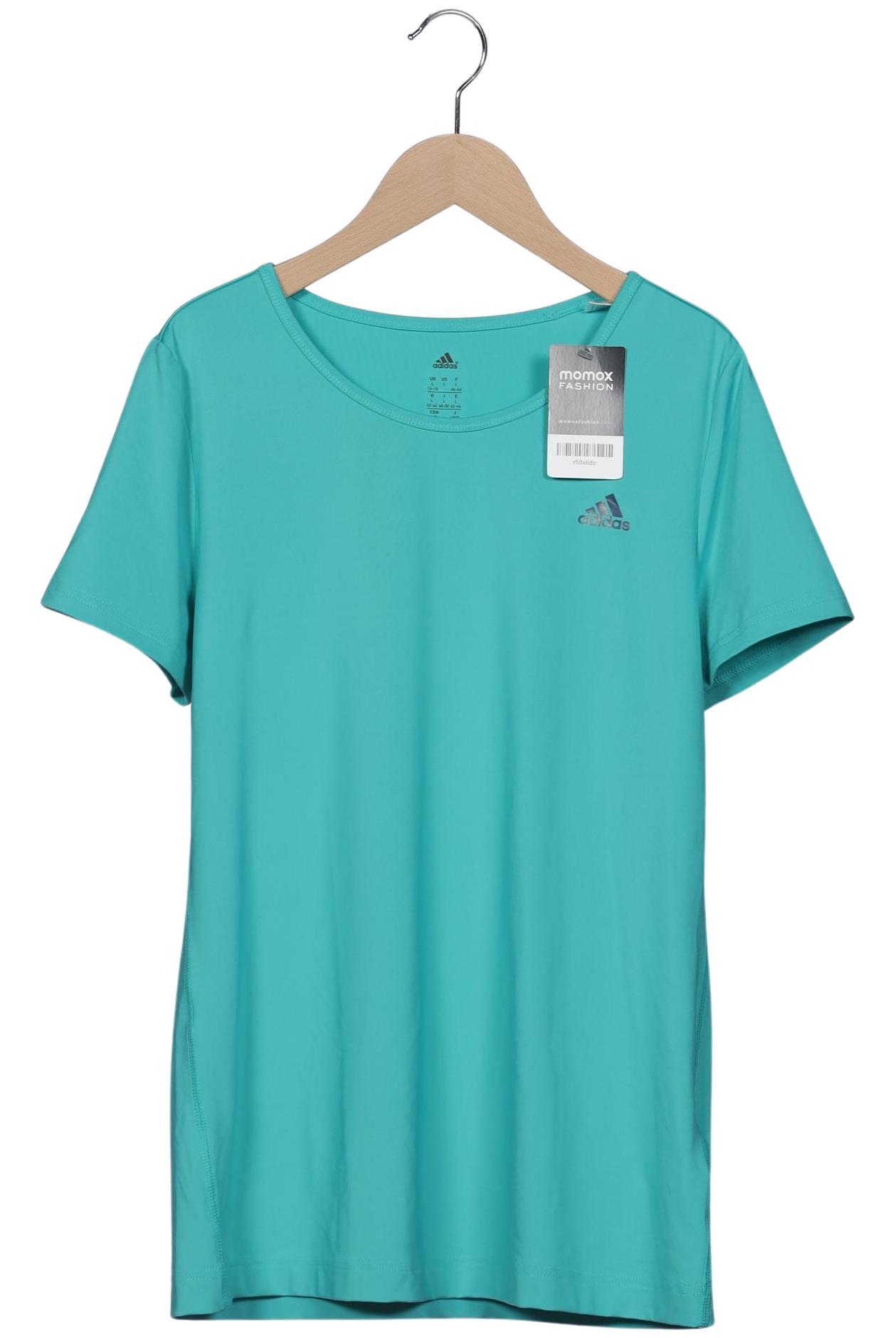 

adidas Damen T-Shirt, türkis, Gr. 42