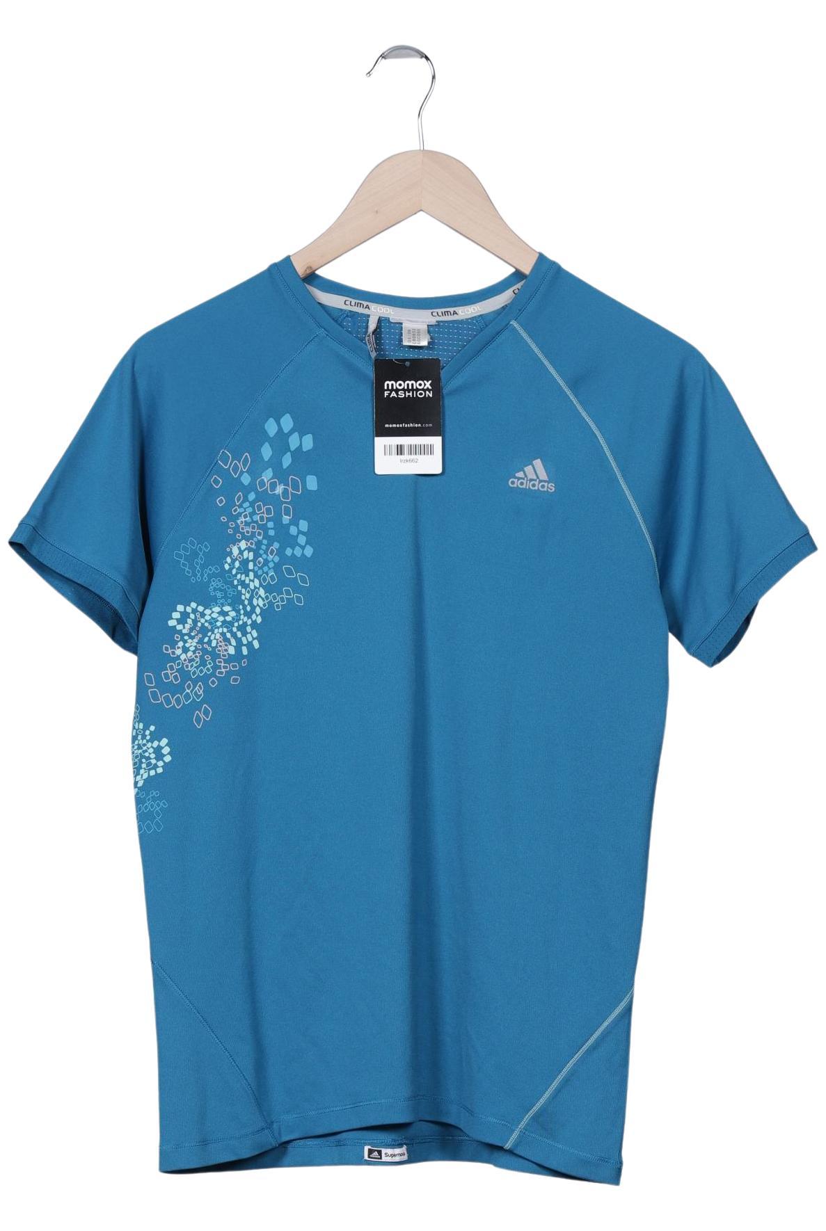 

adidas Damen T-Shirt, blau, Gr. 42