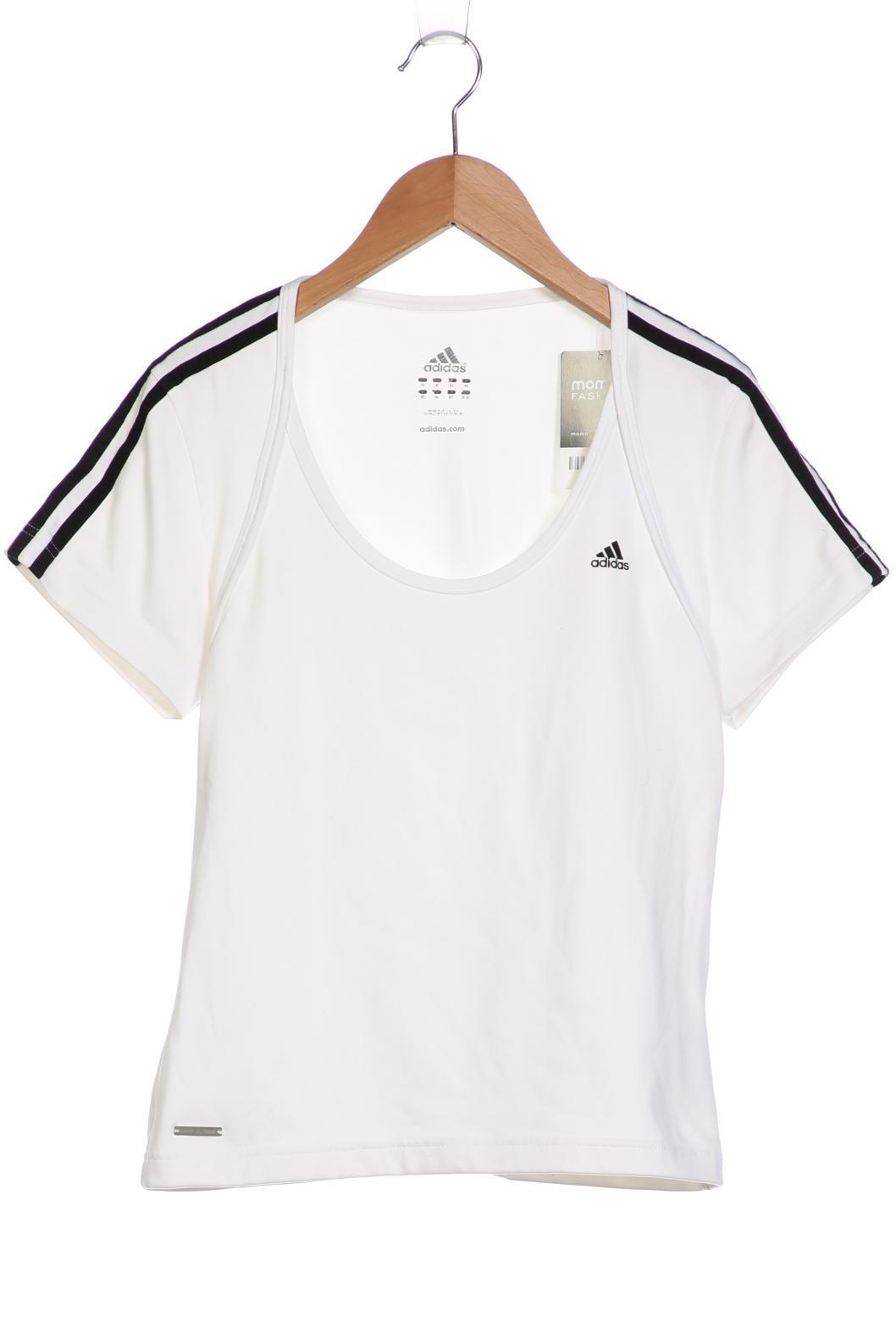 

adidas Damen T-Shirt, weiß, Gr. 40