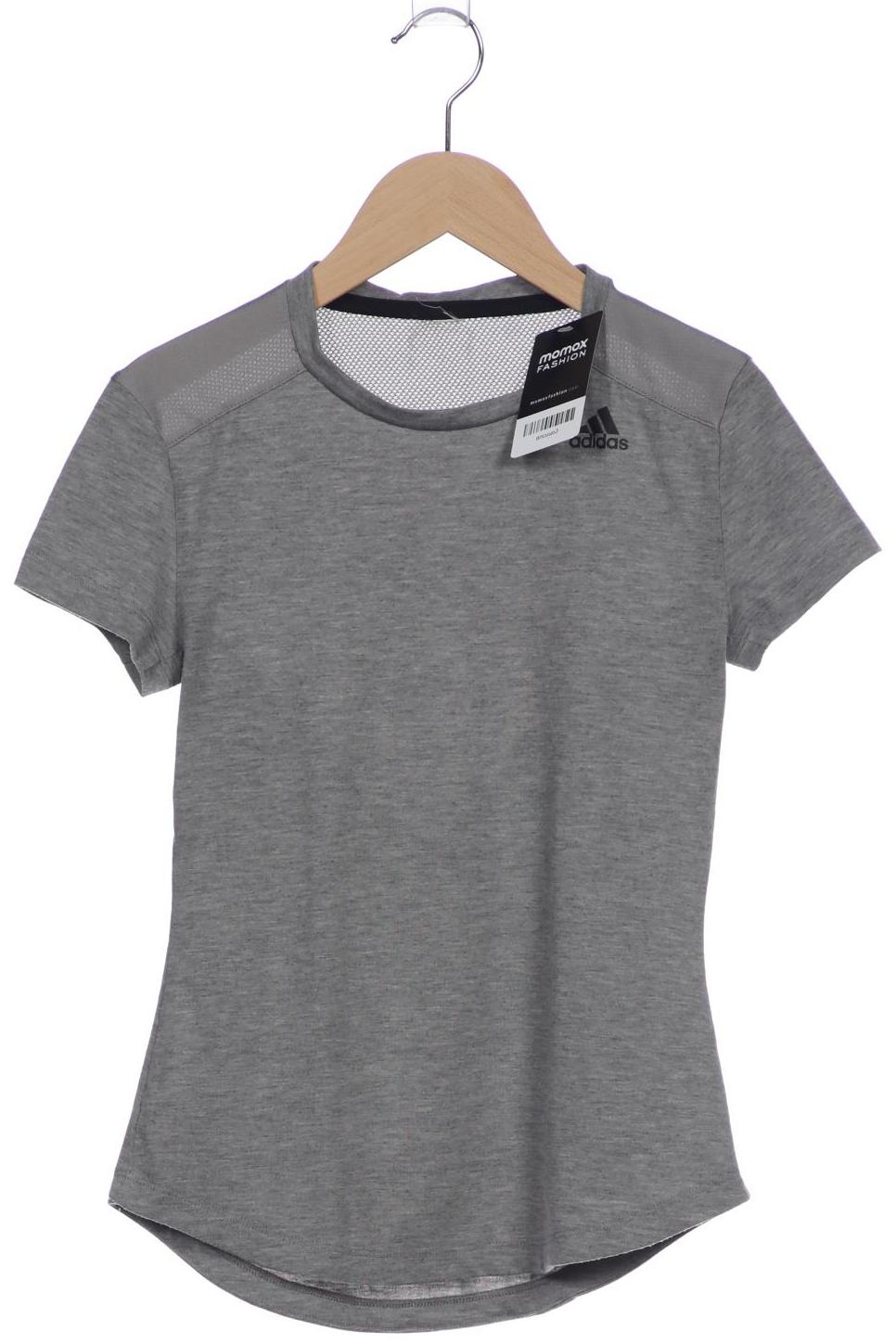 

adidas Damen T-Shirt, grau, Gr. 32