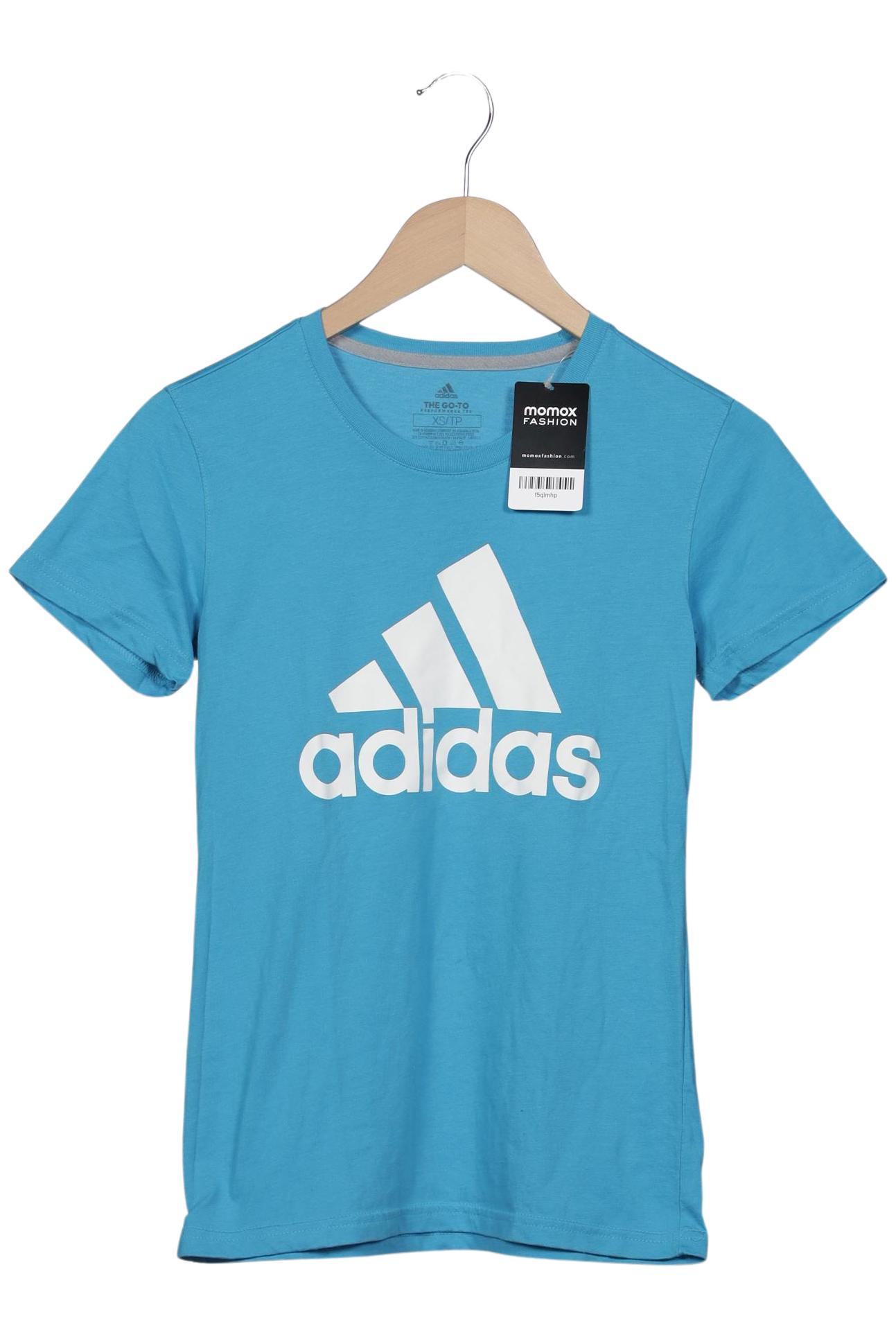 

adidas Damen T-Shirt, blau, Gr. 34