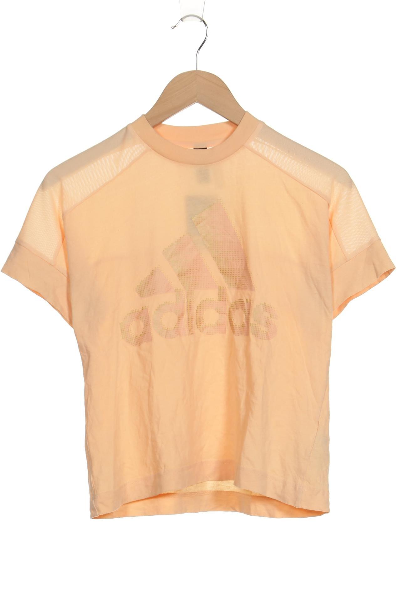 

adidas Damen T-Shirt, orange, Gr. 42