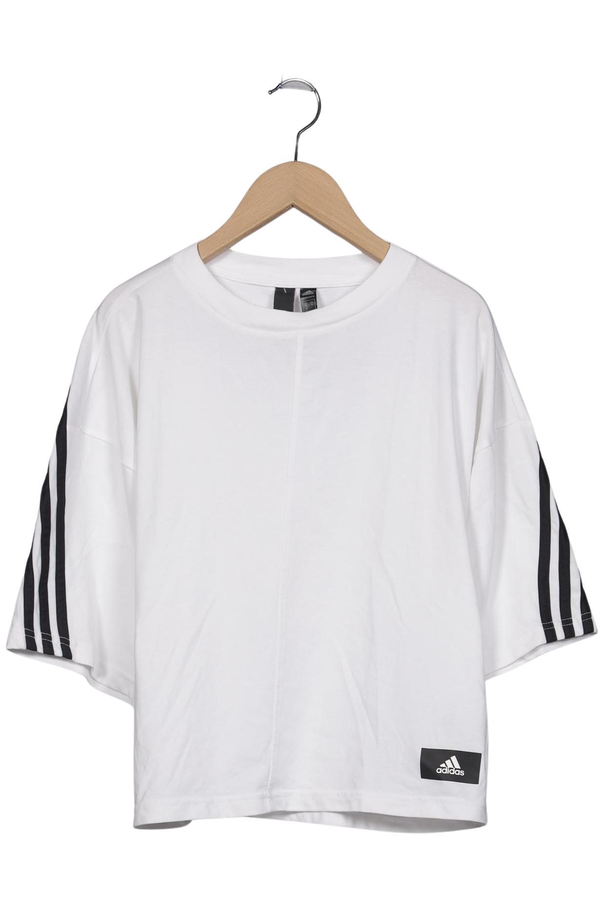 

adidas Damen T-Shirt, weiß, Gr. 34